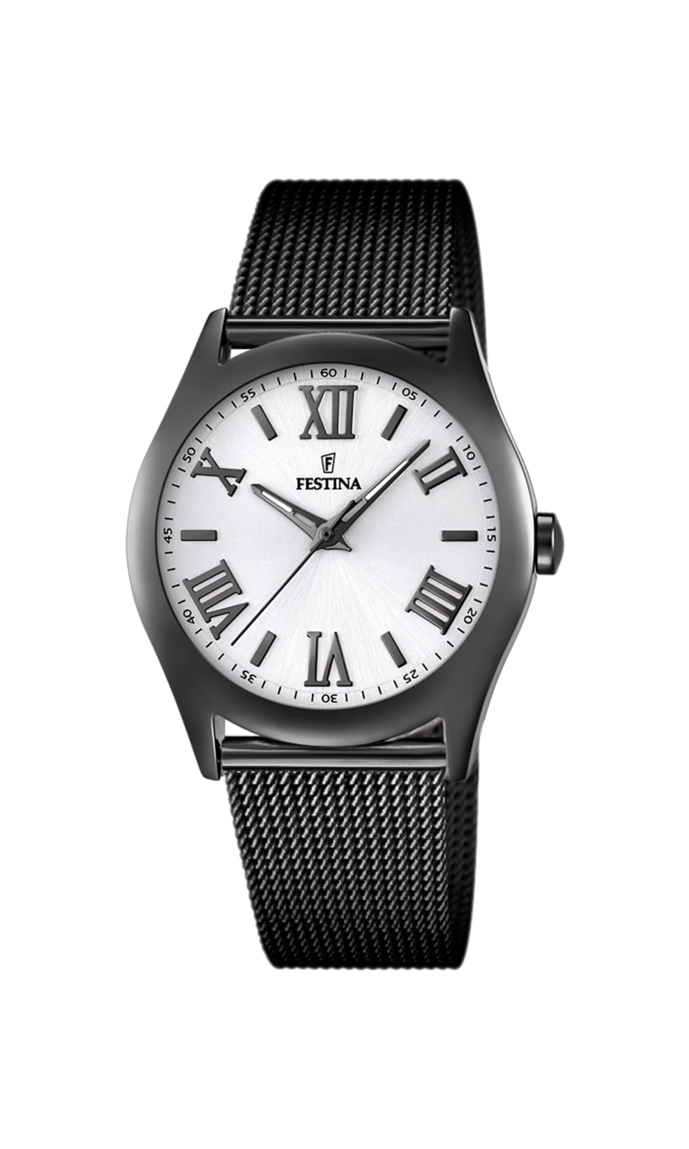 Montre Festina F16649/A en acier 316L gris avec verre minéral robuste