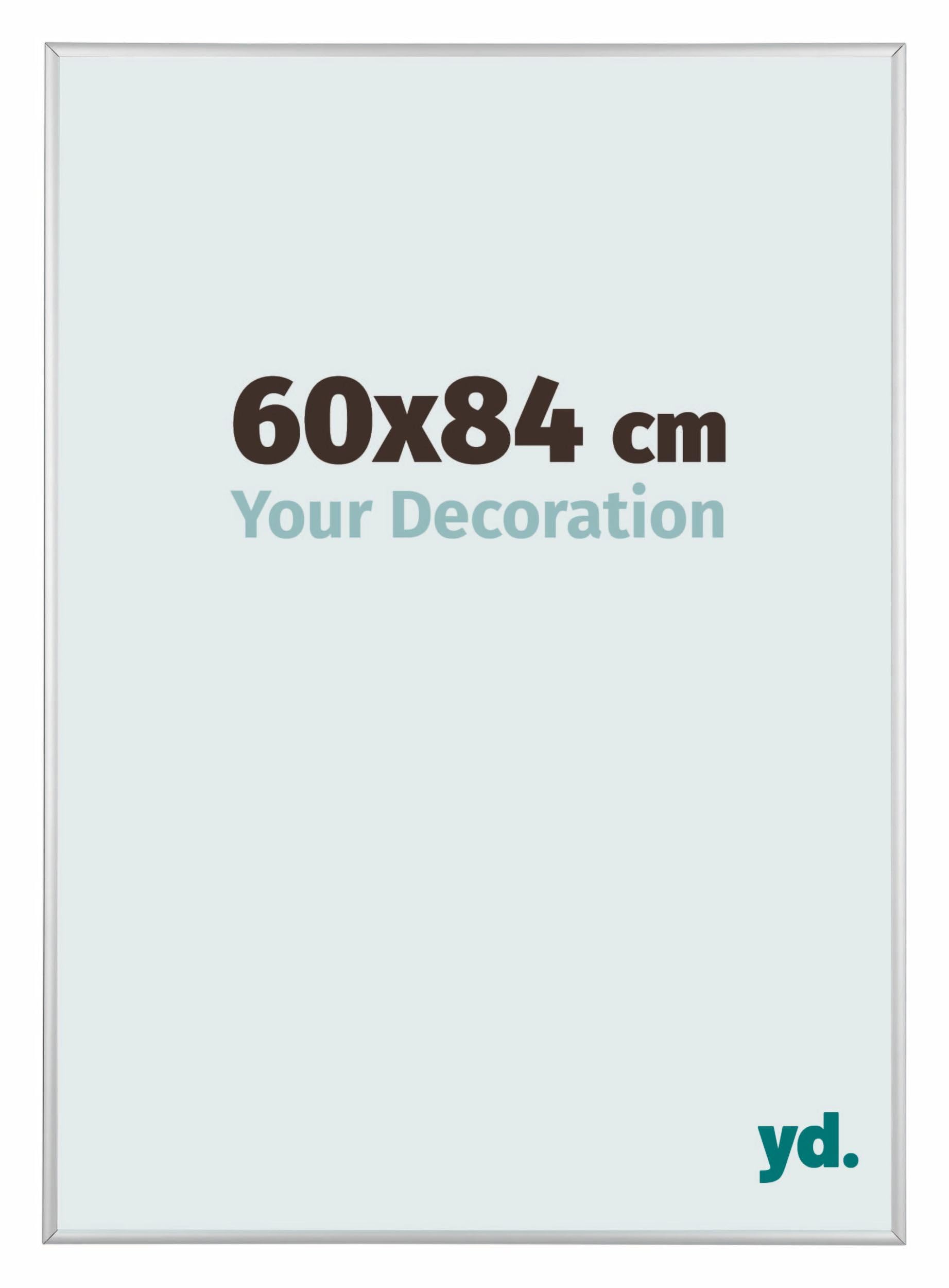 Your Decoration - Picture Frame 60x84 cm - Silver Matte - Decorative Wall Frame in Aluminium with Antireflection - Frame 60x84 - Kent — image 1