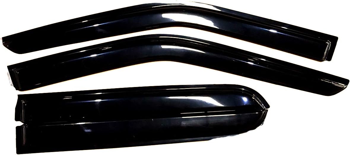 4pcs for 15-19 SuperDuty Crew Cab Sun Rain Guard Window Visor