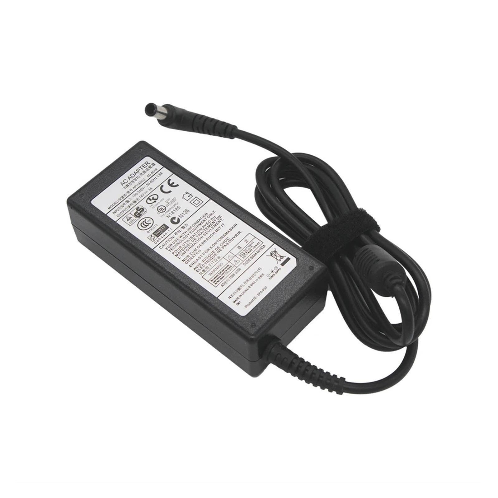 Adattatore 14 V 3 A 6,5 X 4,4 Mm, Compatibile Con Samsung, Monitor LCD BX2235 S23A300B S19A300B S20A300B S22A100N S19A100N S22A200B S22A300B Caricatore for Laptop(Adapter with US plug)