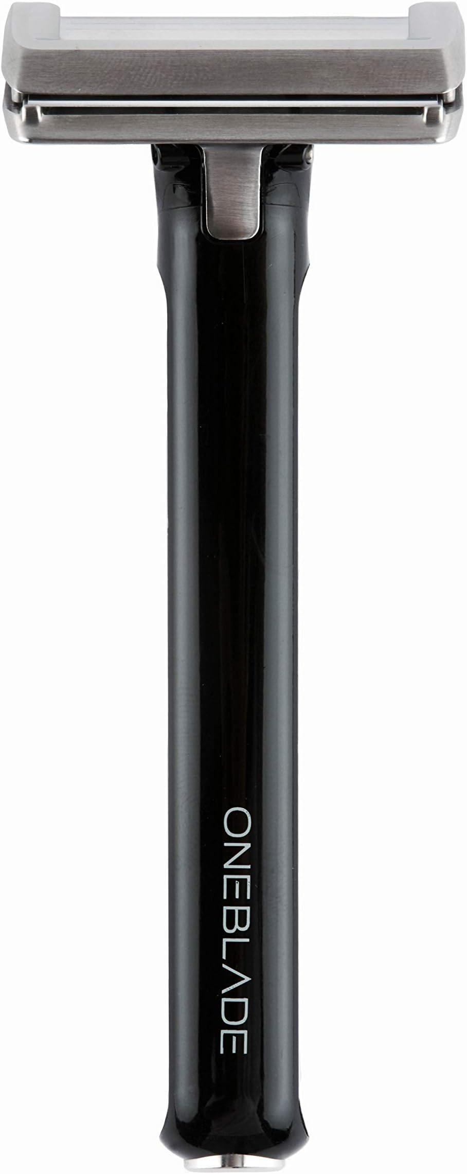 OneBlade HYBRID Razor Set: Stainless Steel Pivoting Head Razor with Waxed Canvas Travel Bag, Leather Holster, Lavender Shave Cream and After Shave, 10 Blades and Blade Disposal Bank…