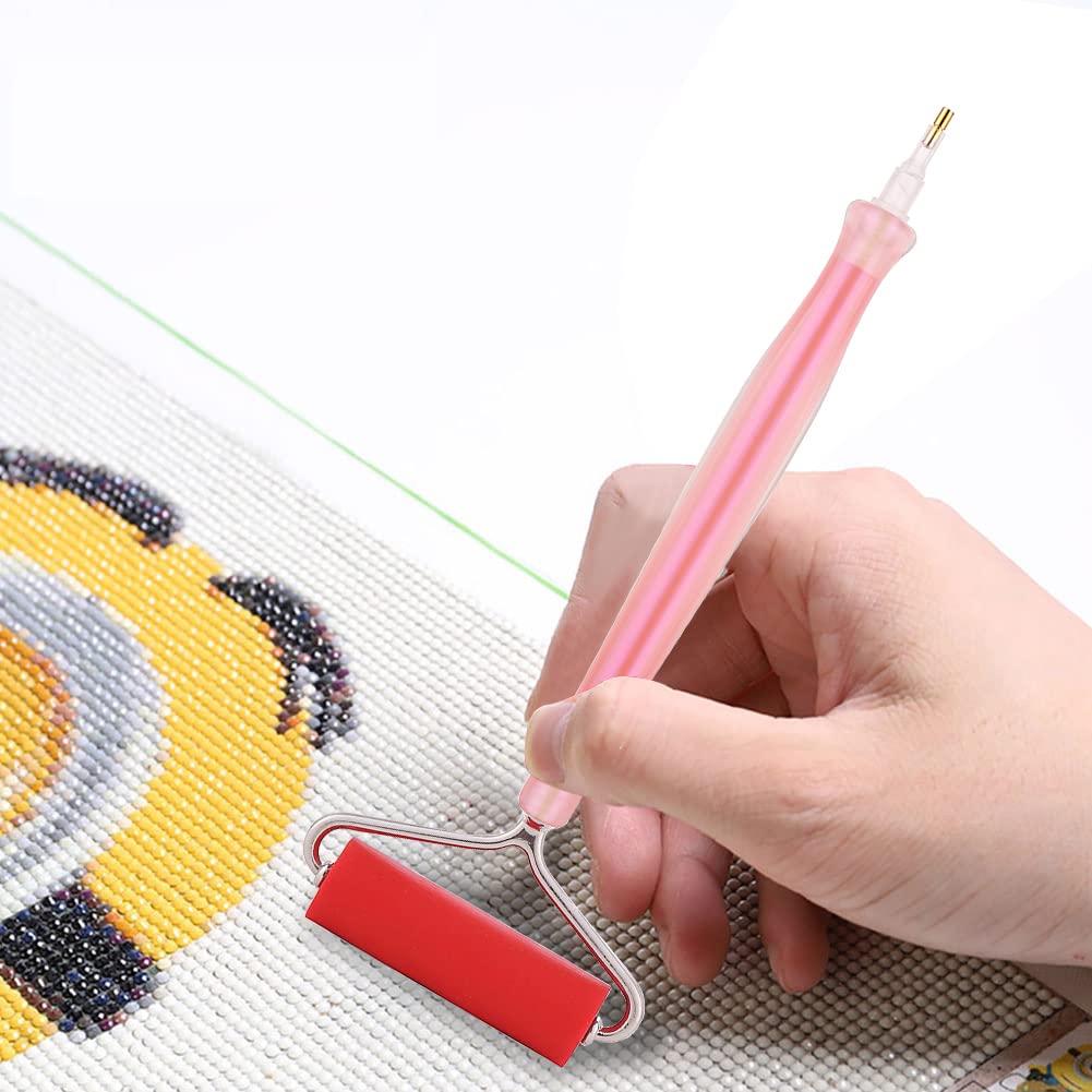 20 pièces accessoires de peinture diamant rouleau de pressage, bricolage diamants art peinture rouleau collant diamants strass dessin rouleau art artisanat outils faits à la main