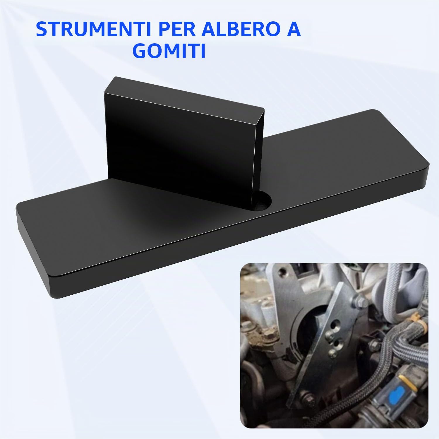 ZKTOOL Strumento di Bloccaggio per Allineamento Albero a Camme Motore, Compatibile con Citroen Peugeot Opel 1.0 1.2 Motore a Benzina, Strumento Cinghia Dentata Motore, OEM 0109-2A, 0109-2B, 0109-2C