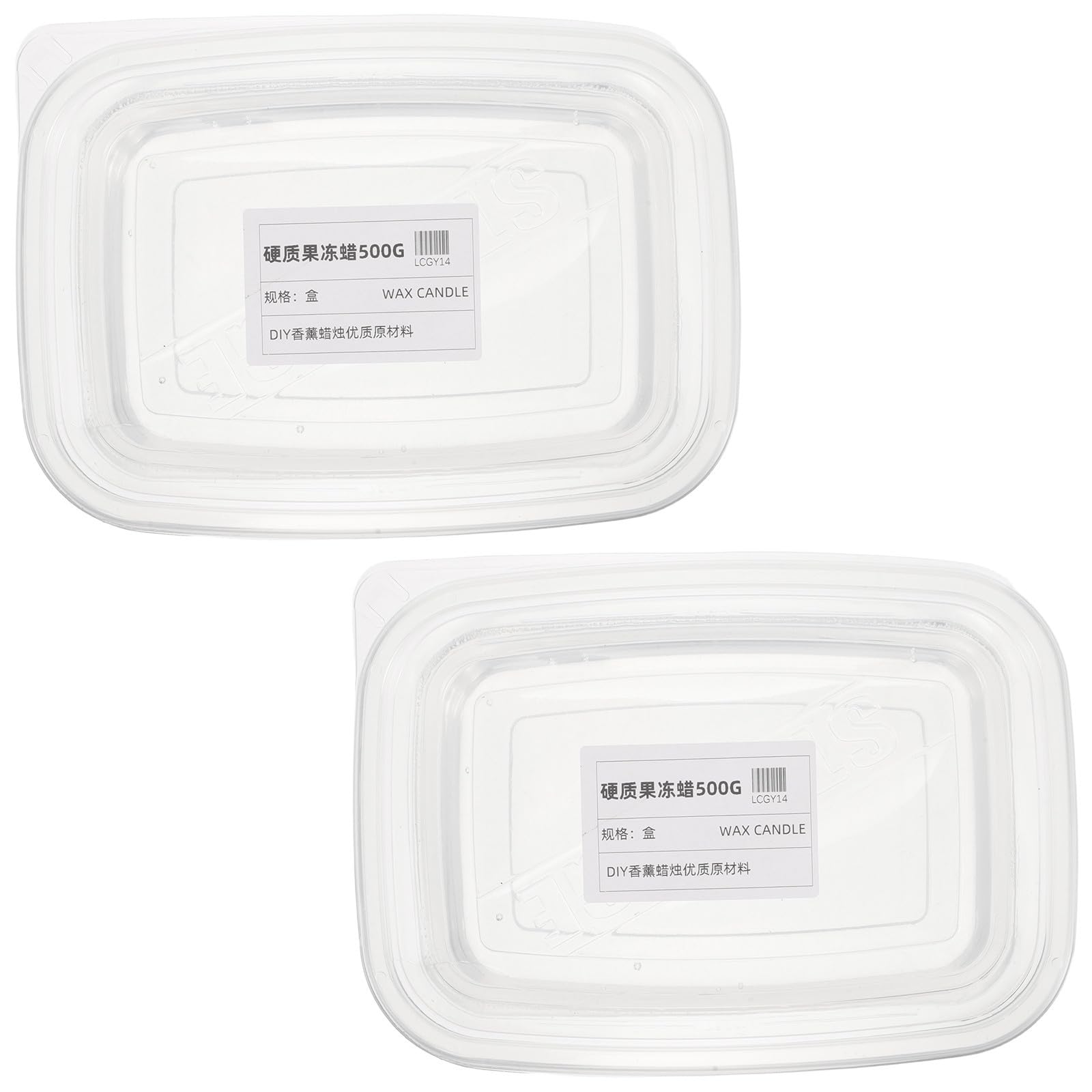 GALPADA Cire en Gel Transparente 1kg pour Fabrication de Bougies Parfumées DIY Haute Densité et Faible Odeur pour Célébrations et Projets Artisanaux