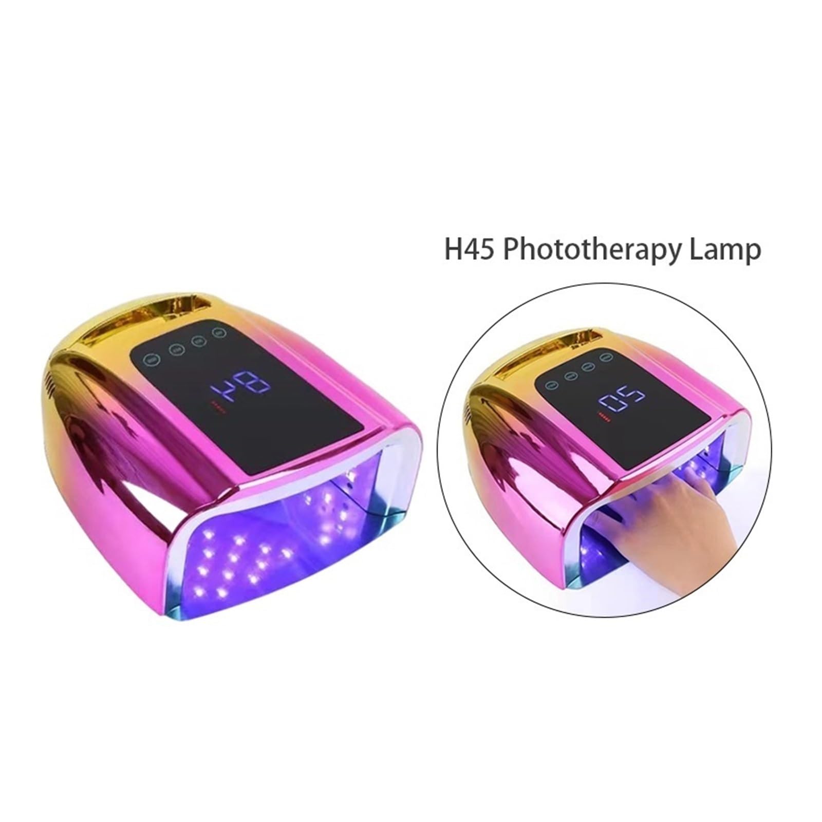 Lampa LED UV do paznokci suszenia żelowych Manicure Suszarka Narzędzia do domowego majsterkowania(3)