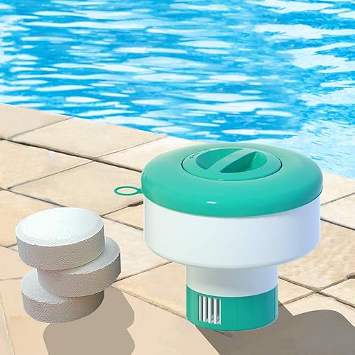 Miniatura 8 de POOLWHALE Flotador con cloro y bromo para piscina y spa, Azul