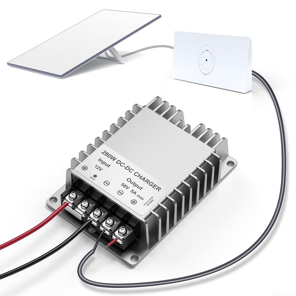 Convertitore DC Booster in alluminio da 12 V a 56 V 5 A per corrente in