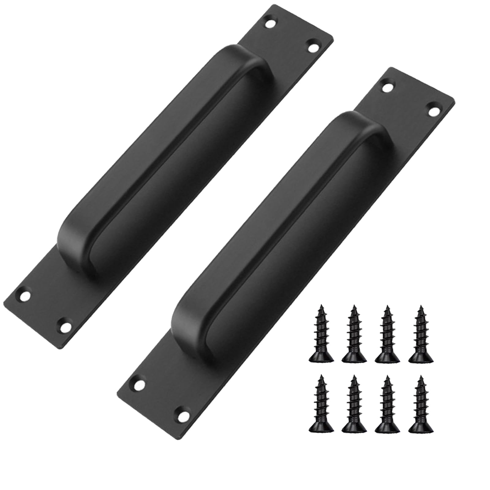 Joytey 2 Packs Door Handles Cabinet Pulls 7.87x1.57 in D Pull Handle with Screws Large Handle Pulls for Barn Garage Shed Gate Cupboard Wardrobe Doors Window Dresser Drawer Hotbed