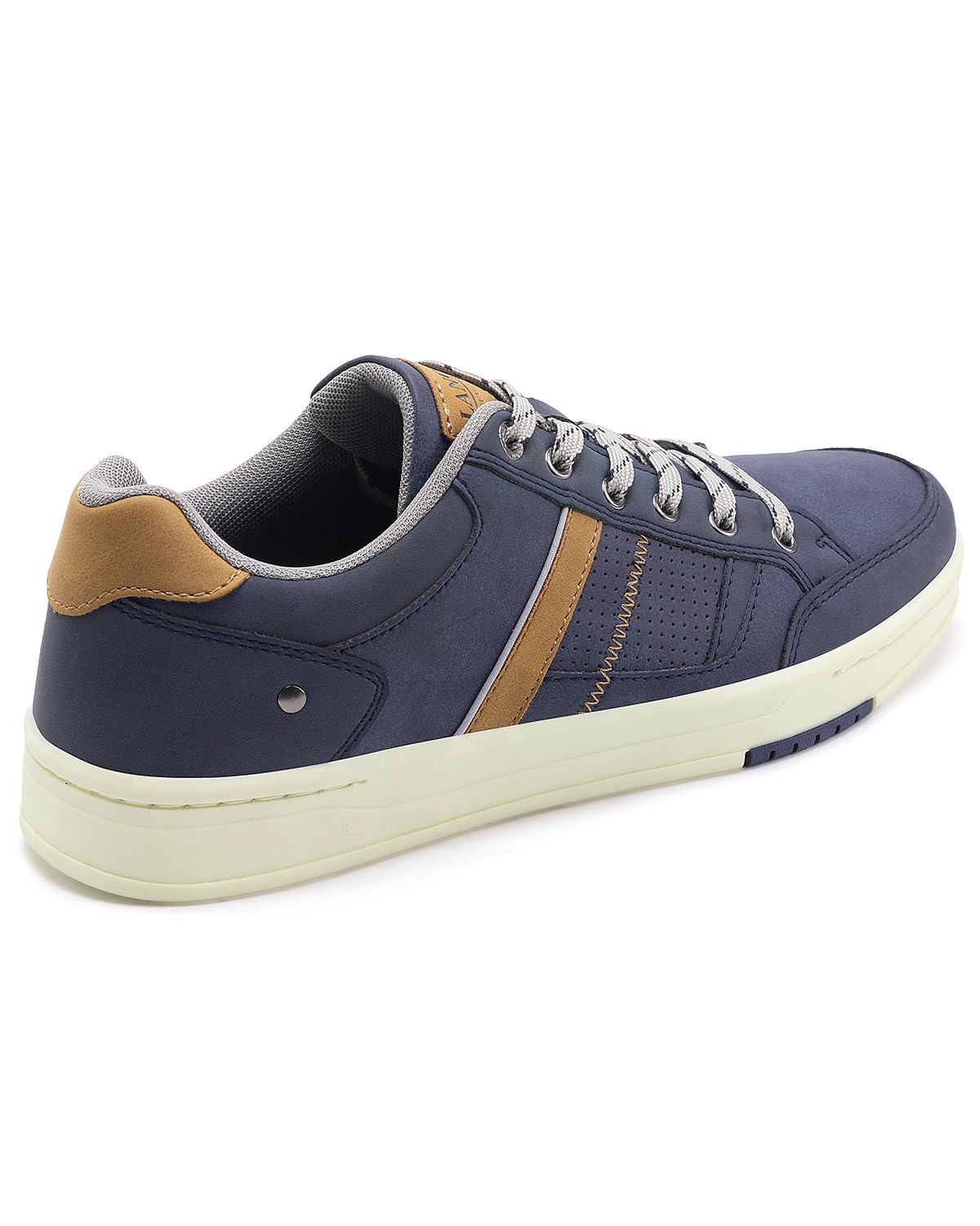 LANGDU Zapatillas Hombre Zapatos Vestir Casual Calzado Running Sneakers Deportivas Transpirables Zapatilla Moda Tamaño 41-46EU (45EU,Azul Marino 05)