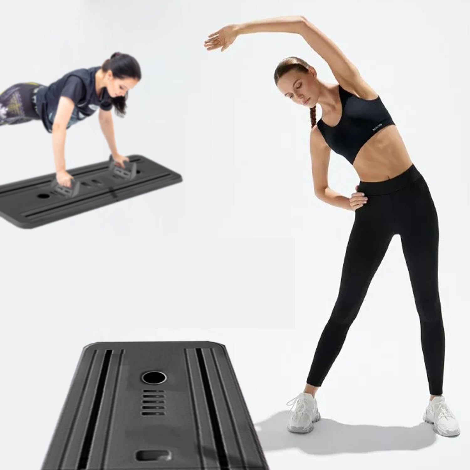 Tavola Pilates Reformer Pieghevole - Attrezzatura Per Allenamento Casa E Palestra, Portata 150 Kg - Foto 9