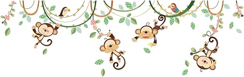 DECOWALL DW-1507S - Calcomanías de pared para niños, calcomanías de pared extraíbles para despegar y pegar, calcomanías de pared para niños,