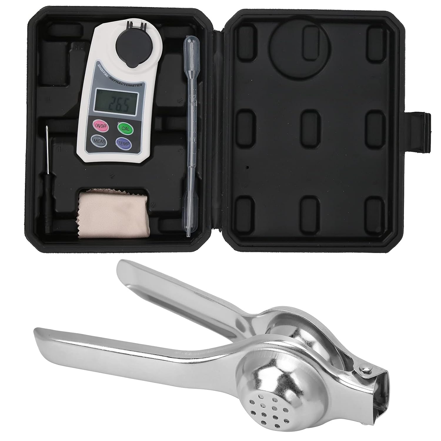 Brix Refractometer, Salinity Refractometer Handheld Refractometer Light