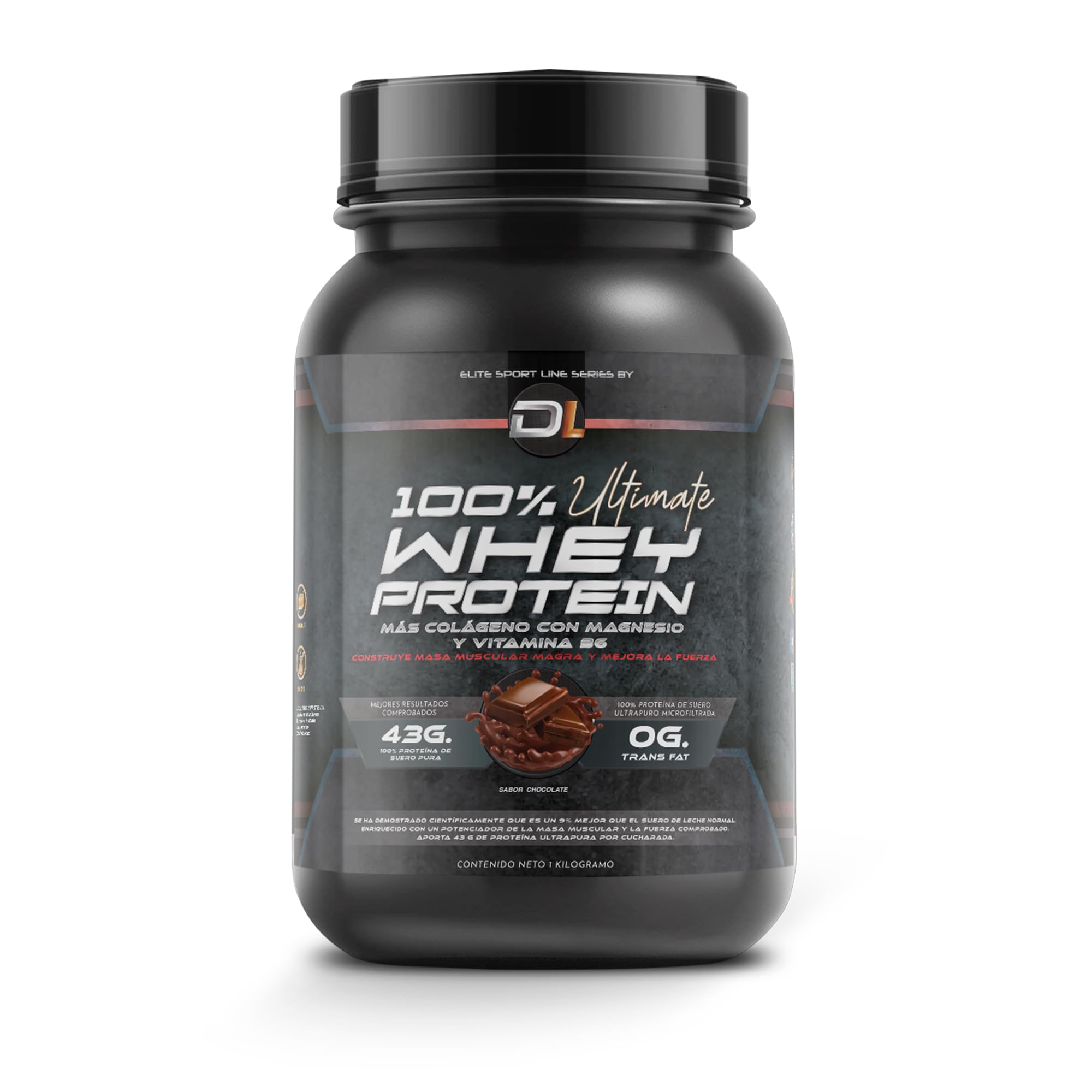 Whey Protein | Proteína en Polvo con Colágeno, Magnesio y Aminoácidos | Aumenta la masa muscular | Apoya el desarrollo y la recuperación muscular | Proteína fácil de digerir | 1kg