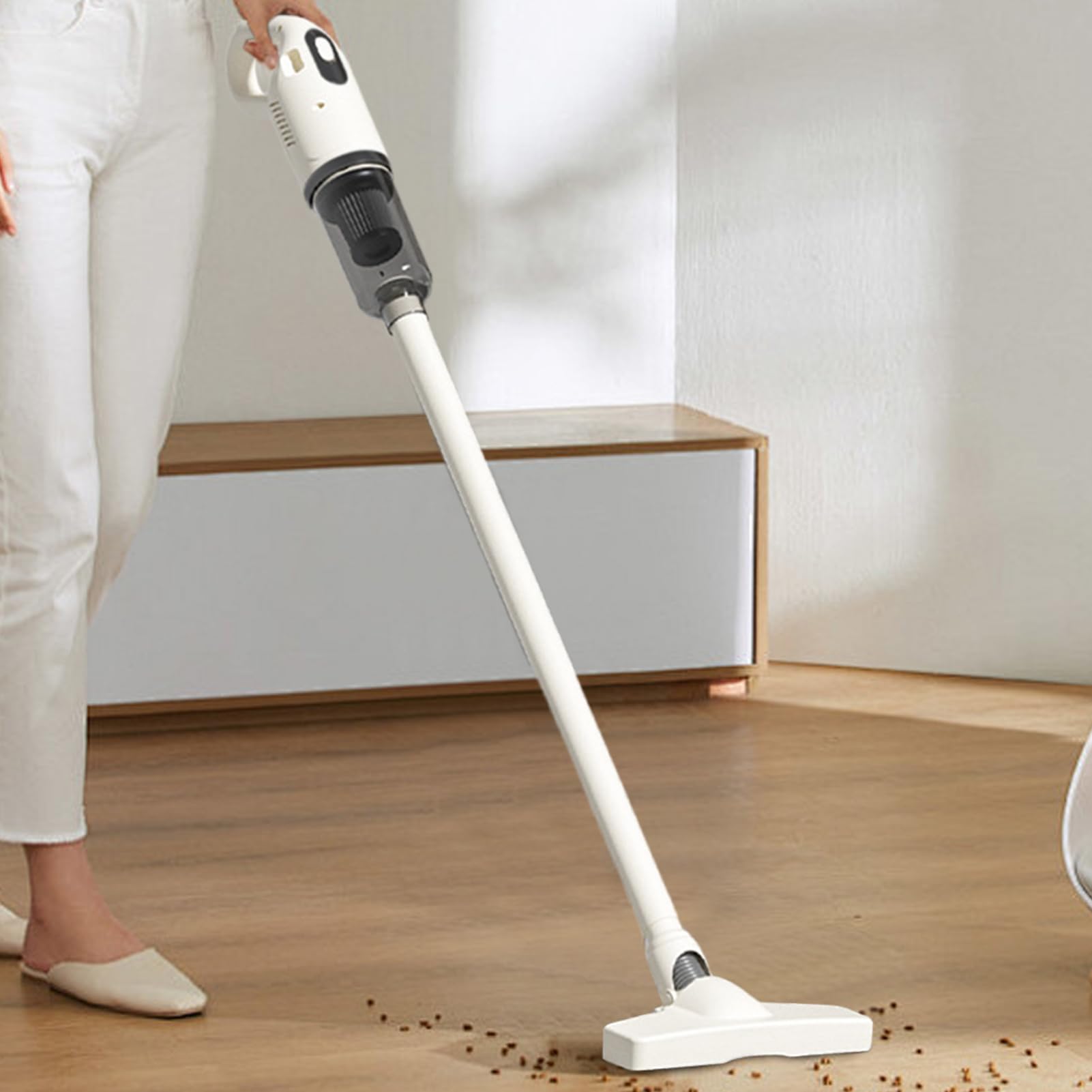 Aspiradora de mano - Potente succión de 120 W, limpiador , herramienta ergonómica para quitar el polvo | Aspiradora doméstica inalámbrica para alfombras de coche, suelos duros, limpieza rápida,
