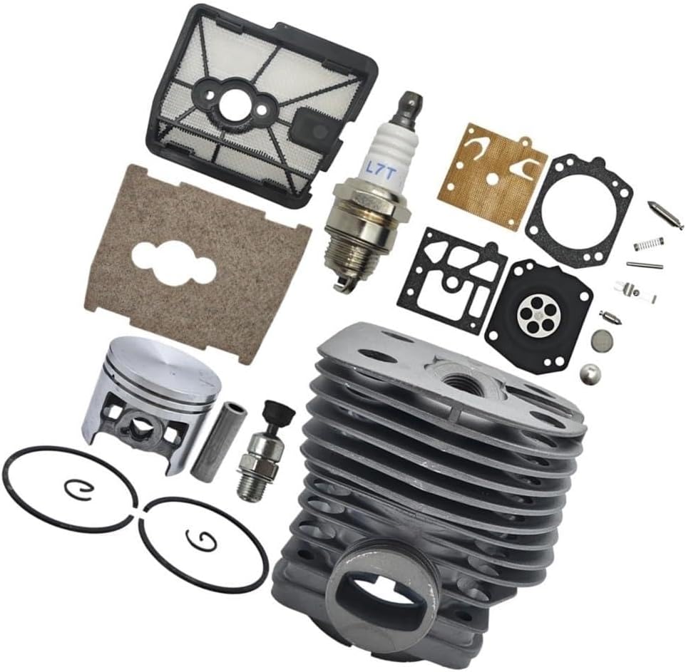 46mm Cylinder Piston Kit Fit for FS550 FS420 FS420L FS550L Air Filter Cover Decompression Repair