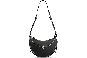 PS Petite Simone Luna Small Black Shoulder Bag