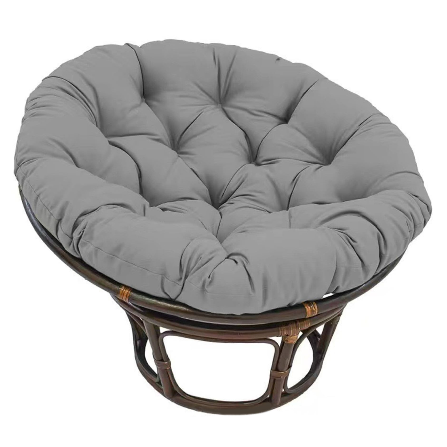 Coussin papasan pour vos moments de lecture en chaise œuf de jardin