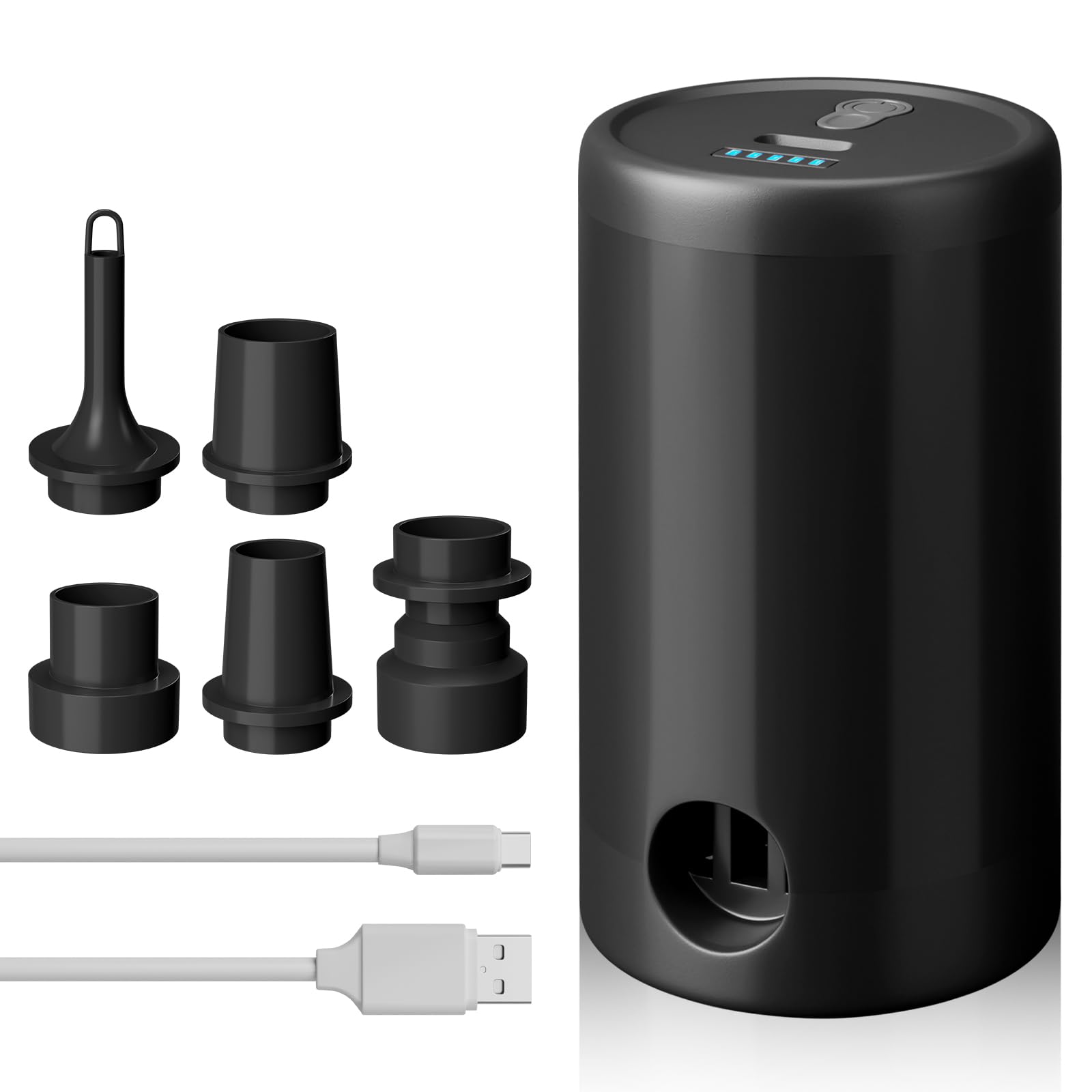 ytorgr Electric Inflatable Pump Portable Mini Air Bed Pump Rechargeable Deflate Inflatable for Paddling Pool Boats Swimming Sleeping Pads โ image 1