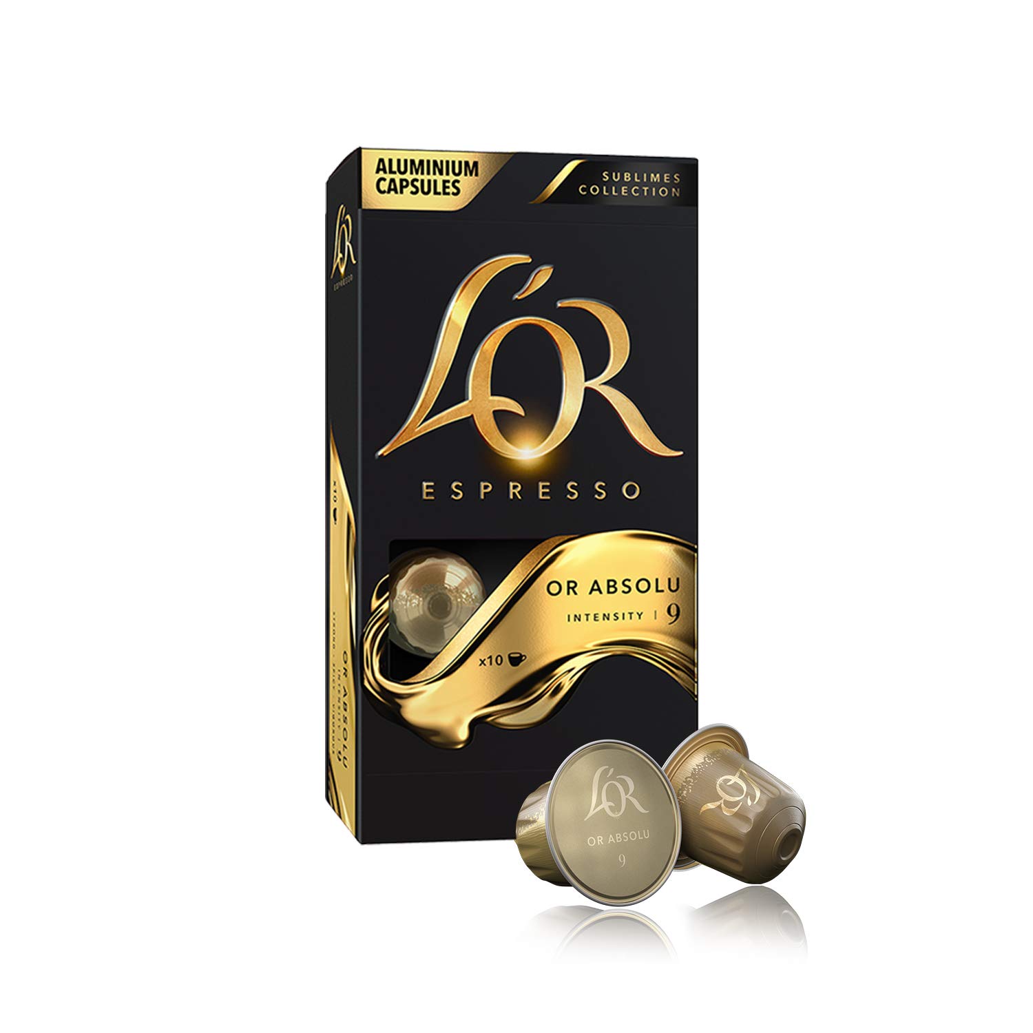 L'OR Coleccion de variedad de Cafe Espresso - Cápsulas de café de aluminio compatibles con Nespresso (R) - 8 paquetes de 10 cápsulas (80 bebidas)