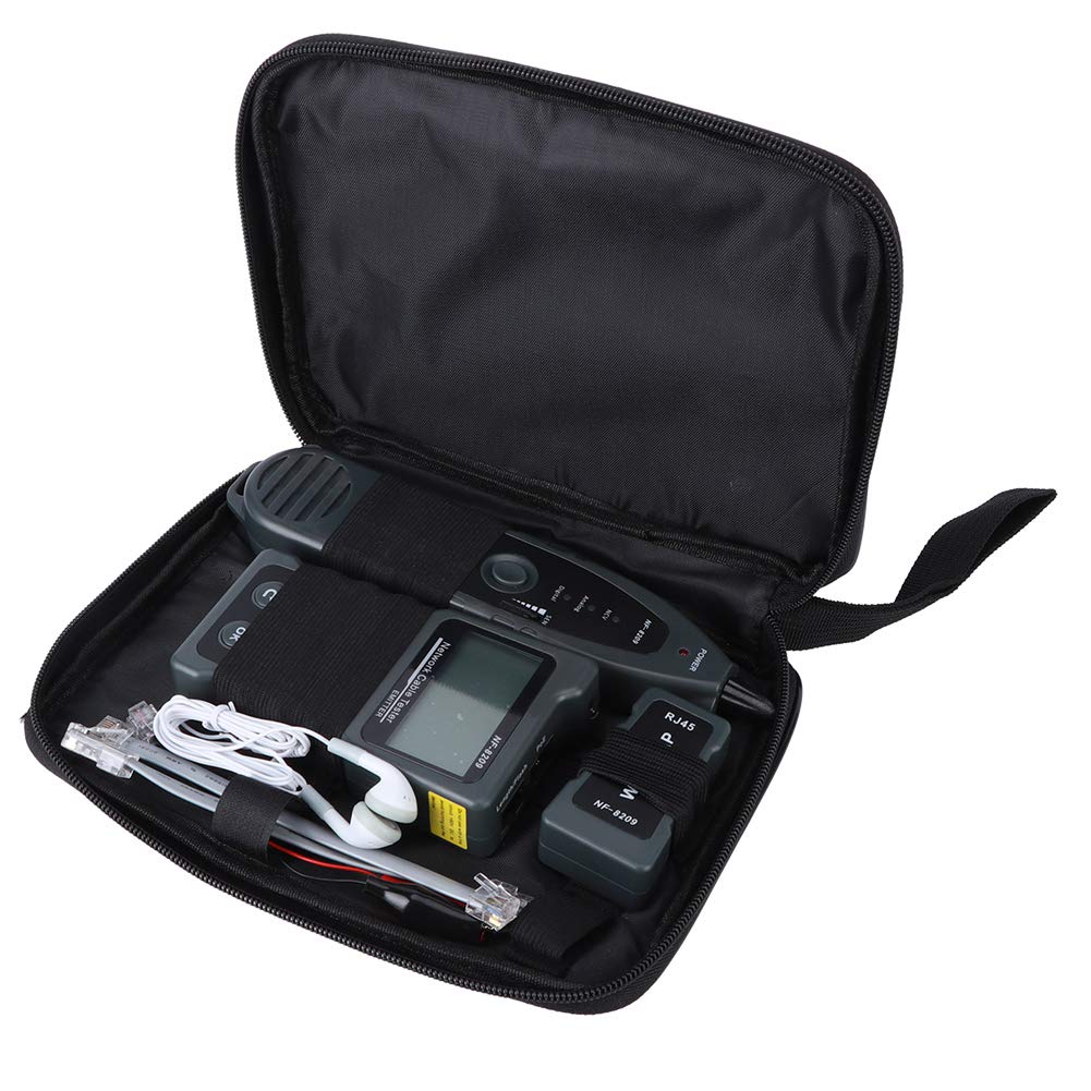 Netzwerkkabeltester, industrieller Kabeltester, LAN-Netzwerkkabelsuchsensor, NF-8209 ABS mit Kopfhörer für den industriellen Einsatz