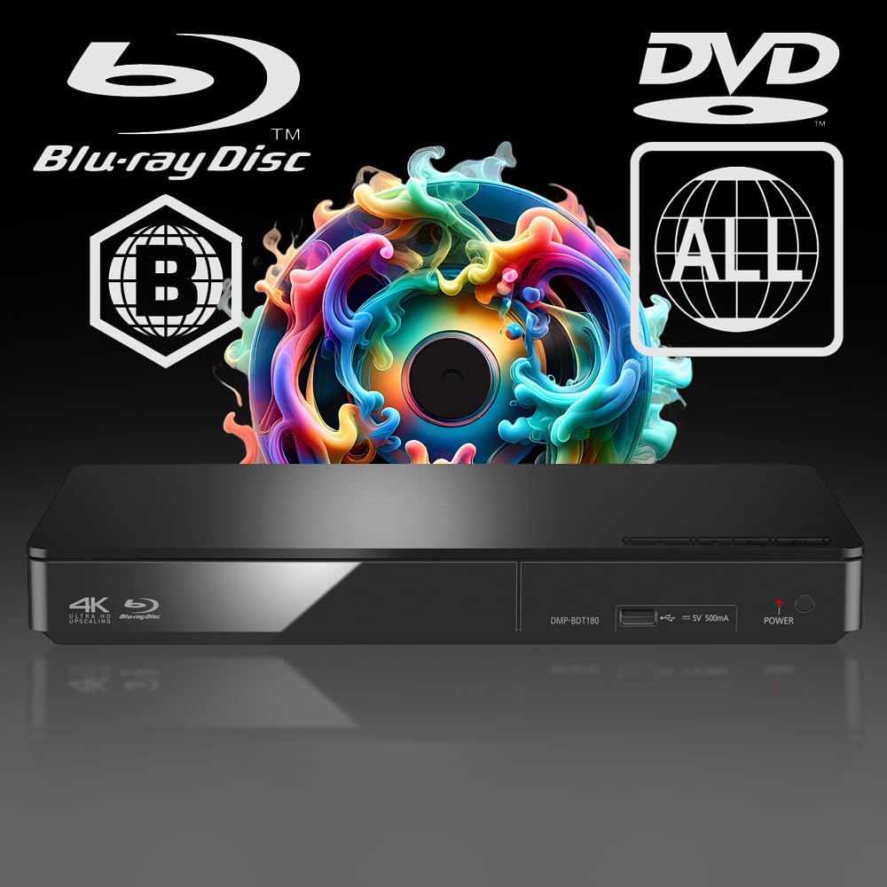 MULTIREGION Blu-ray Player Compatible with Panasonic DMP-BDT180EB