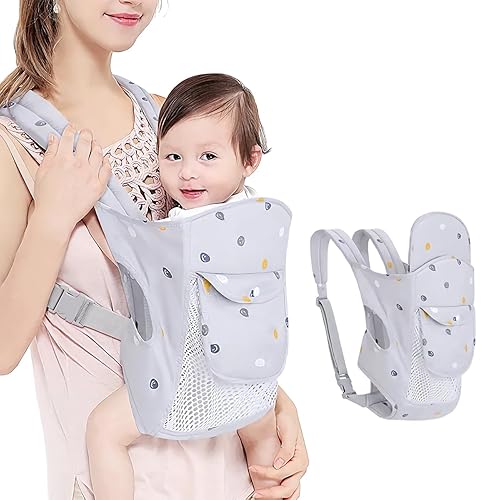 Portabebés para recién nacidos a niños pequeños con bolsillo, portabebés suave para recién nacidos, 4 en 1, portabebés para recién nacidos y