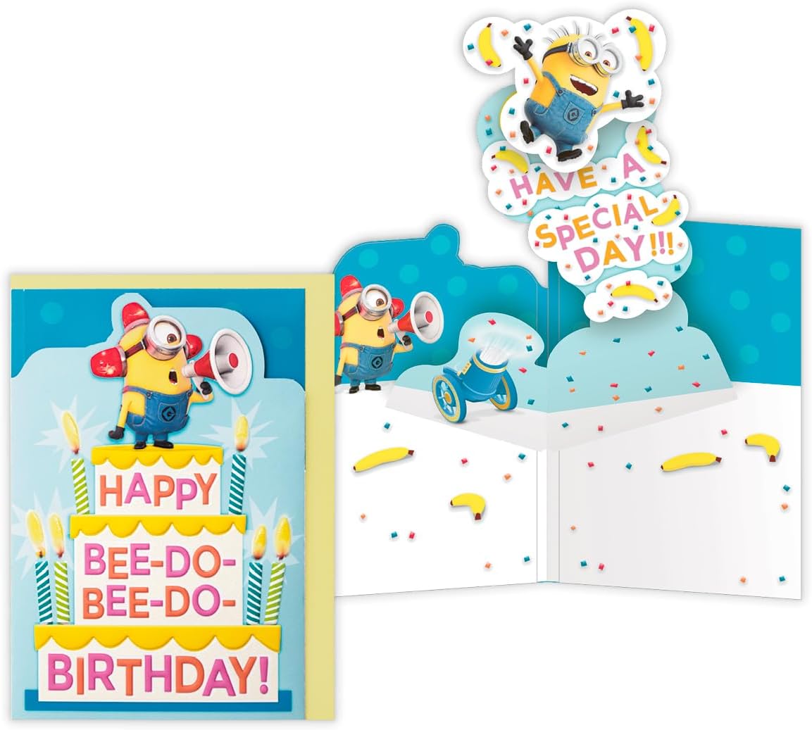 Hallmark Minion Greeting Card Melody Card Birthday Celebration Siren 852443