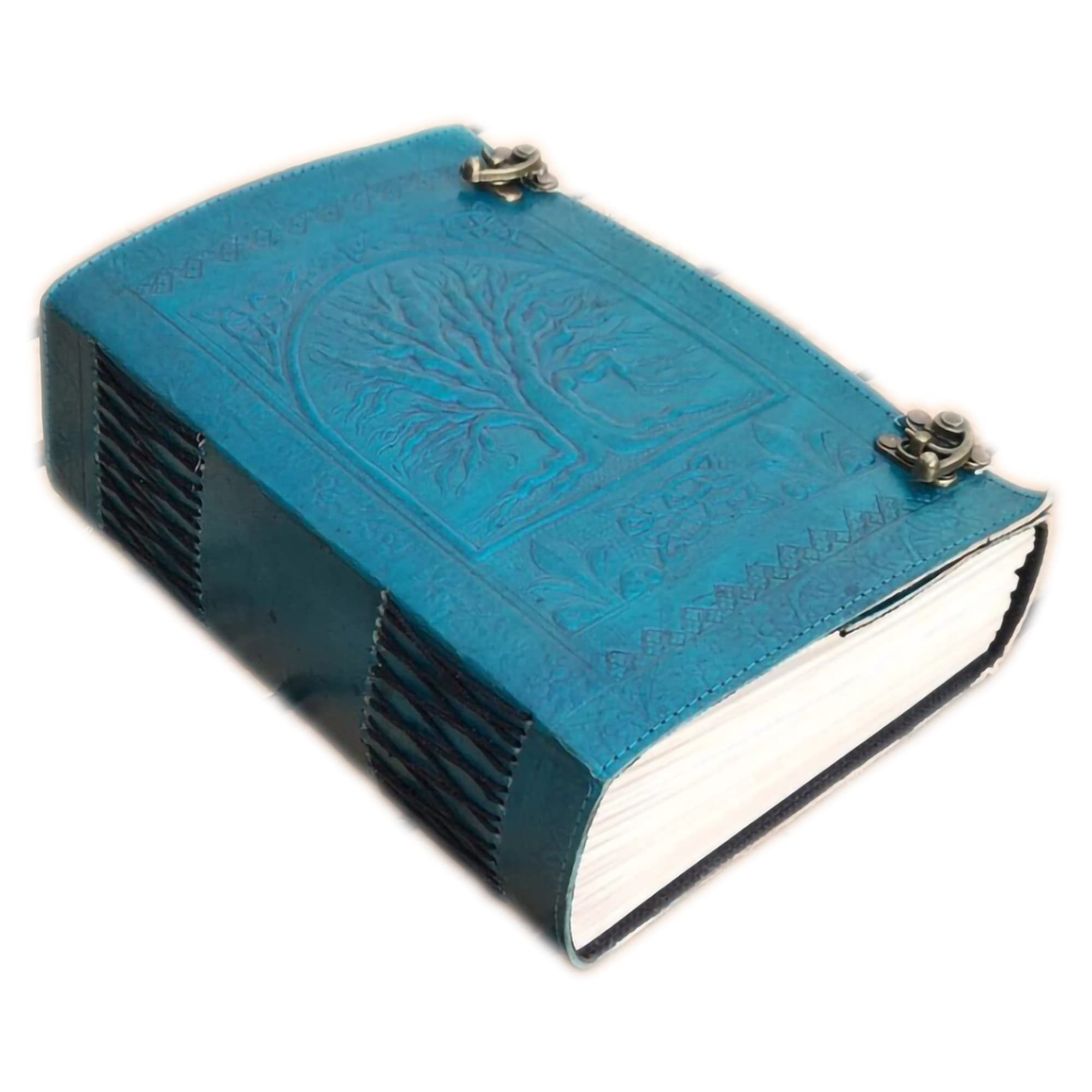 Quirky Craft Diario de cuero de 600 páginas, cuaderno de árbol de la vida, diario encuadernado en cuero para hombres y mujeres, diario de viaje y diario de escritura para diario personal, 10 x 7