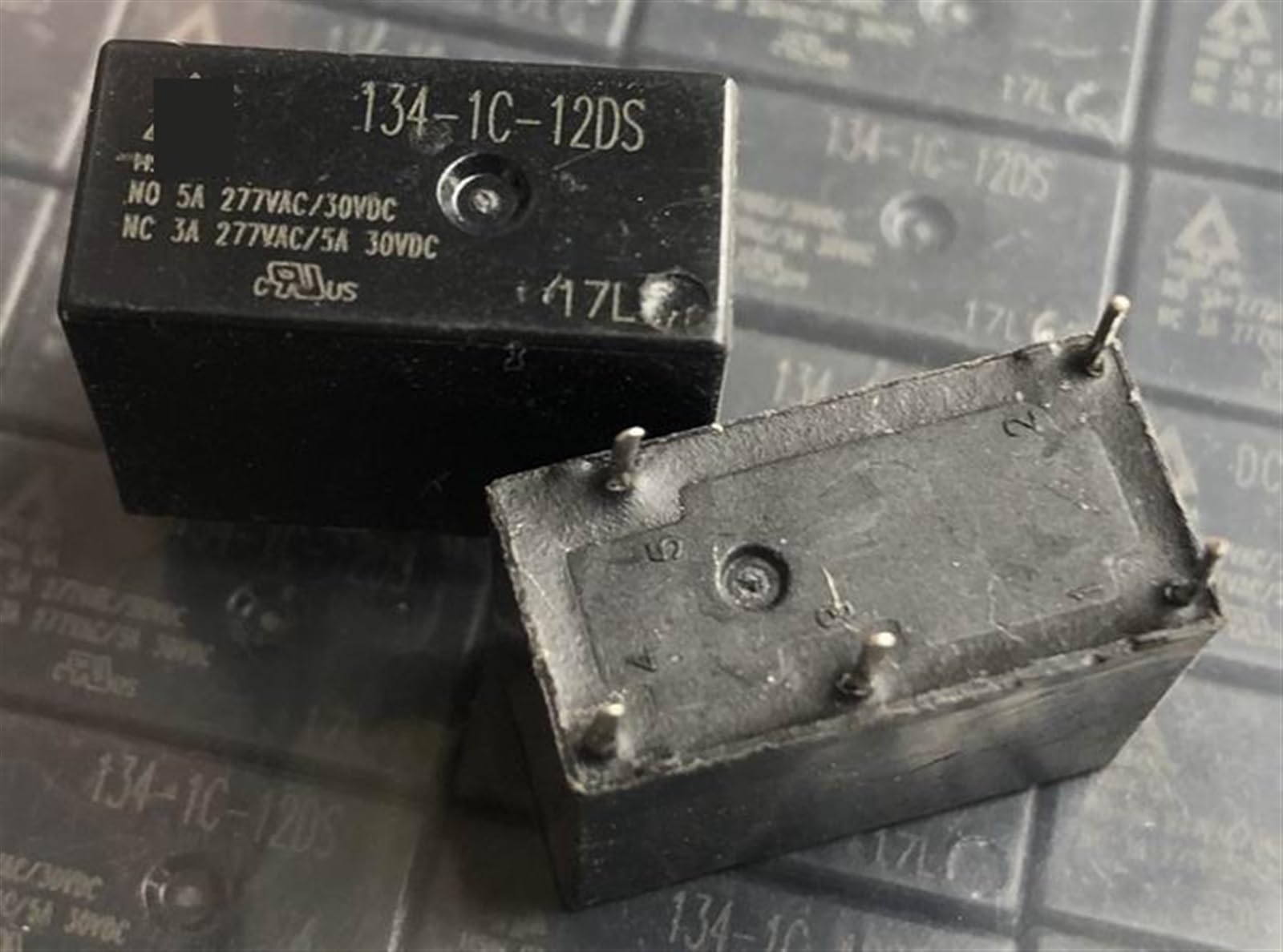 Relais 12V 5 Pin 134-1C-12DS KmoNo commutateur miniature pour carte électronique