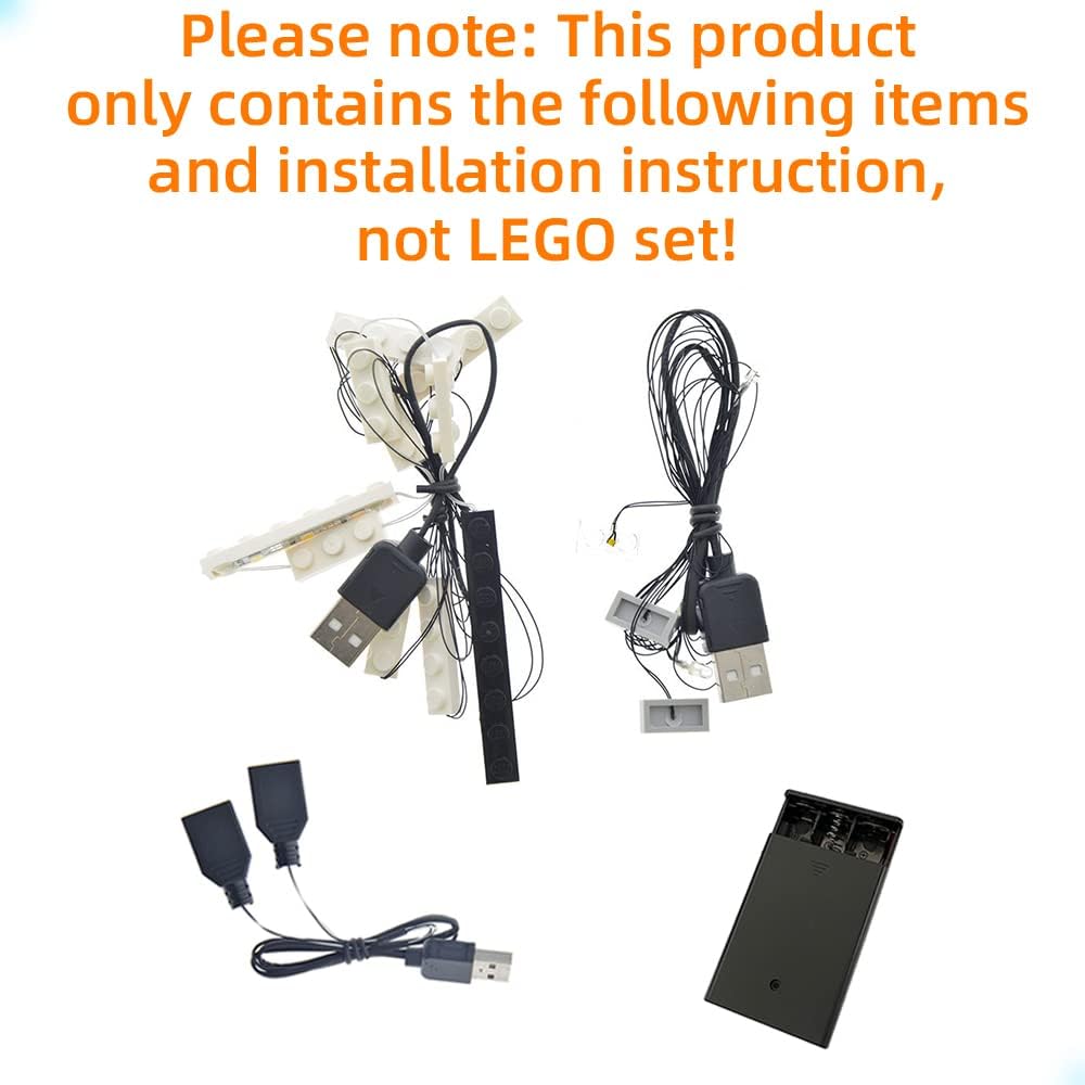 GEAMENT Version 2015 LED Light Kit Compatible with Lego 75105 Millennium Falcon Building Model (Model Set Not Included)