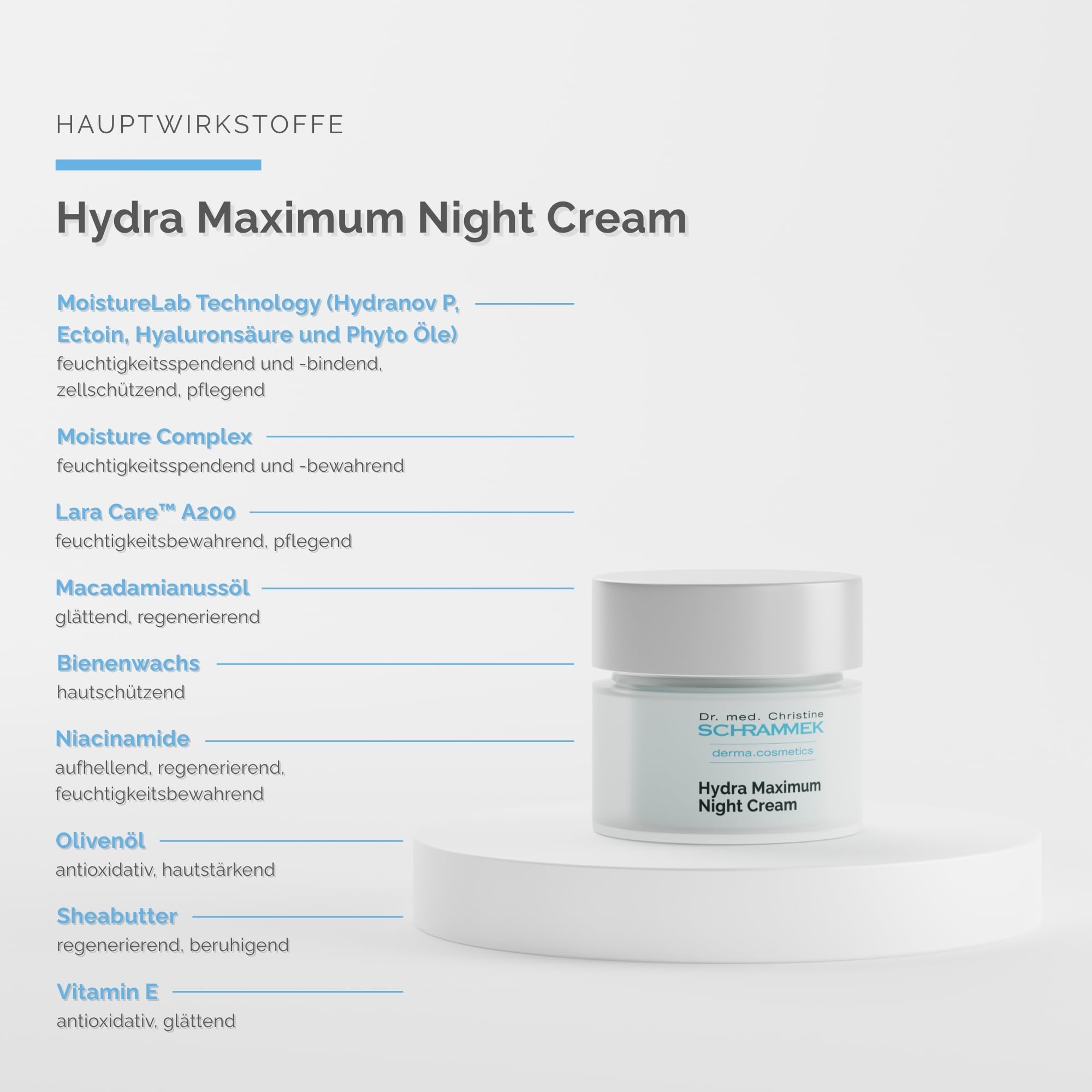 SCHRAMMEK Hydra Maximum Night Cream, 1 x 50 ml