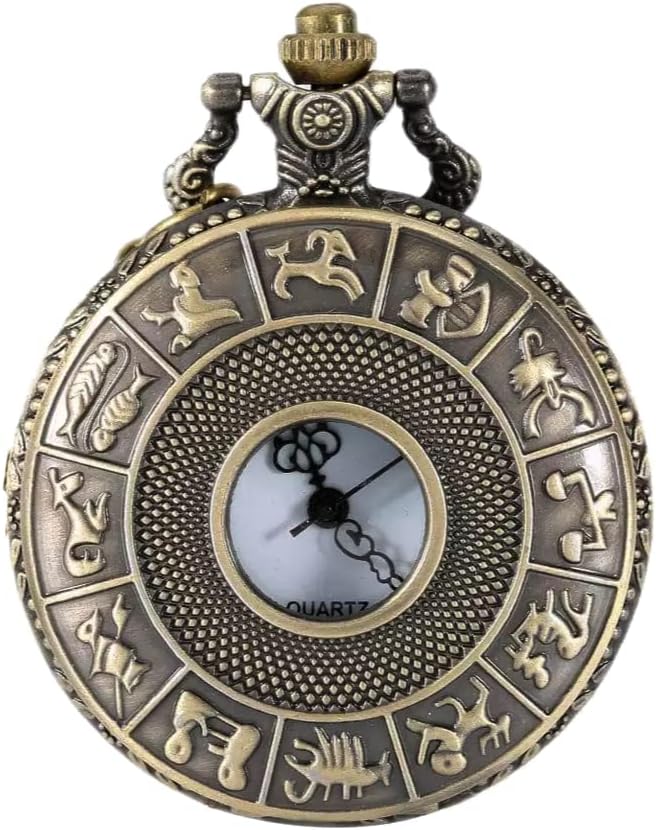 Buy Tiny Tim All Zodiac Sign Vintage Working Gandhi Style Pocket Watch