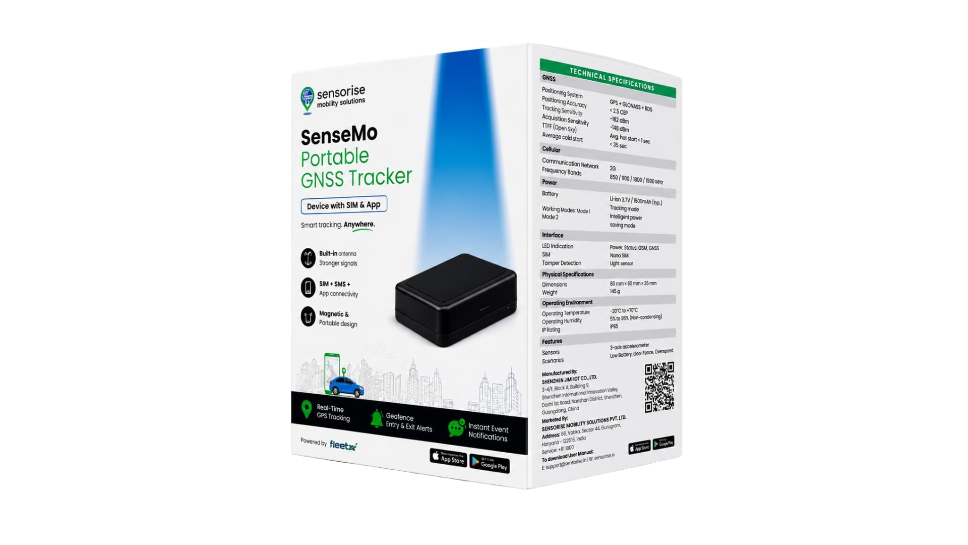 Move - Wireless GPS Tracker for Car, Bike, Scooty, Kids School Bag, Luggage | Portable, Water-Resistant, and Magnetic Device, with Live Location Tracking and Geofence Alerts | 1 Year SIM Data-image-37