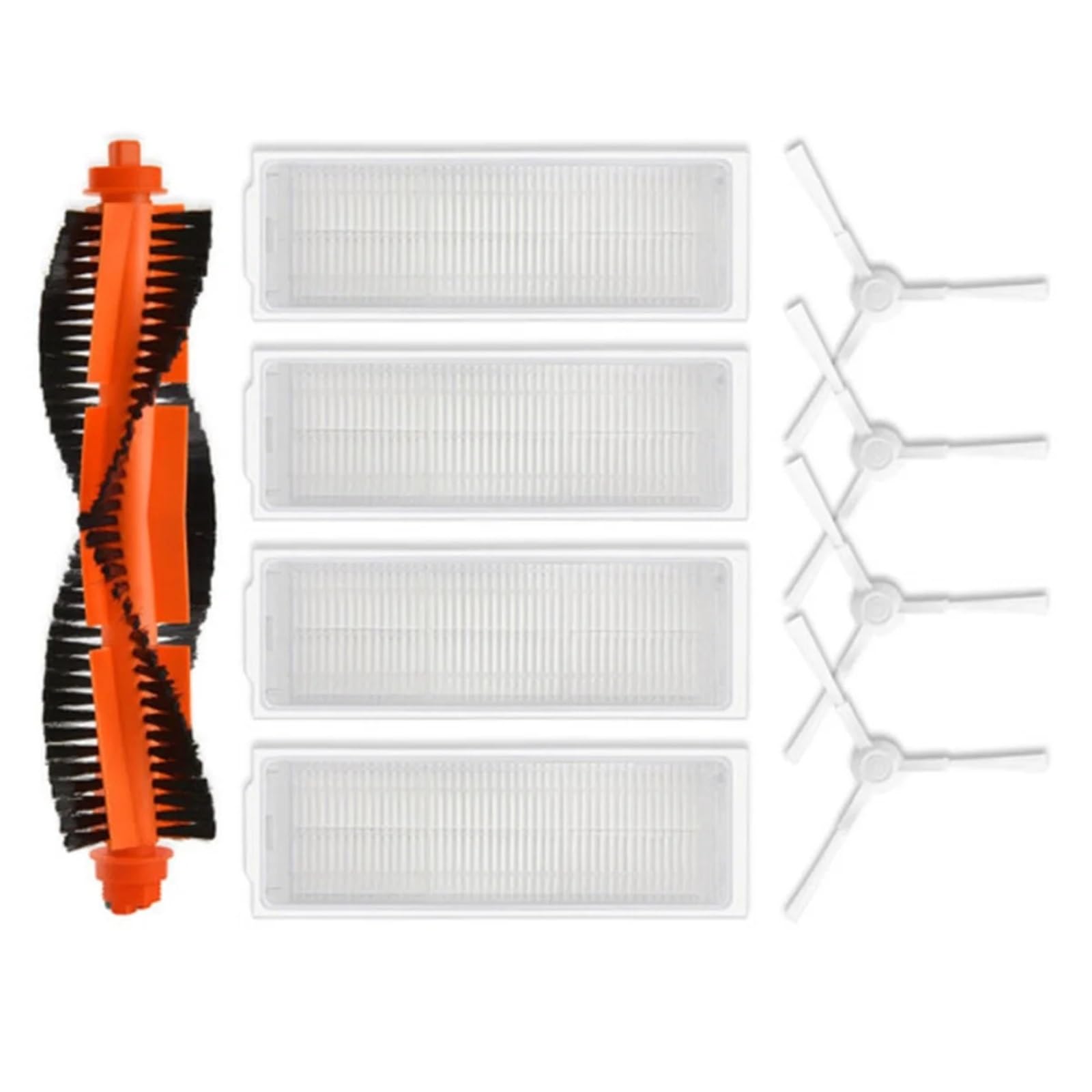 9 Replacement Parts Compatible with Xiaomi Robot Vacuum Cleaner S10, Xiaomi Robot Vacuum Cleaner S12 B106GL, Main Side Brush Filter.