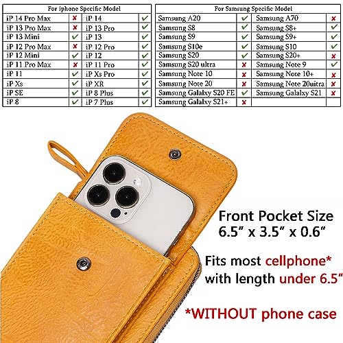 Badiya Small Crossbody Bag for Women, Cell Phone Purse Wallet, Vintage Shoulder Handbags with Credit Card Slots2