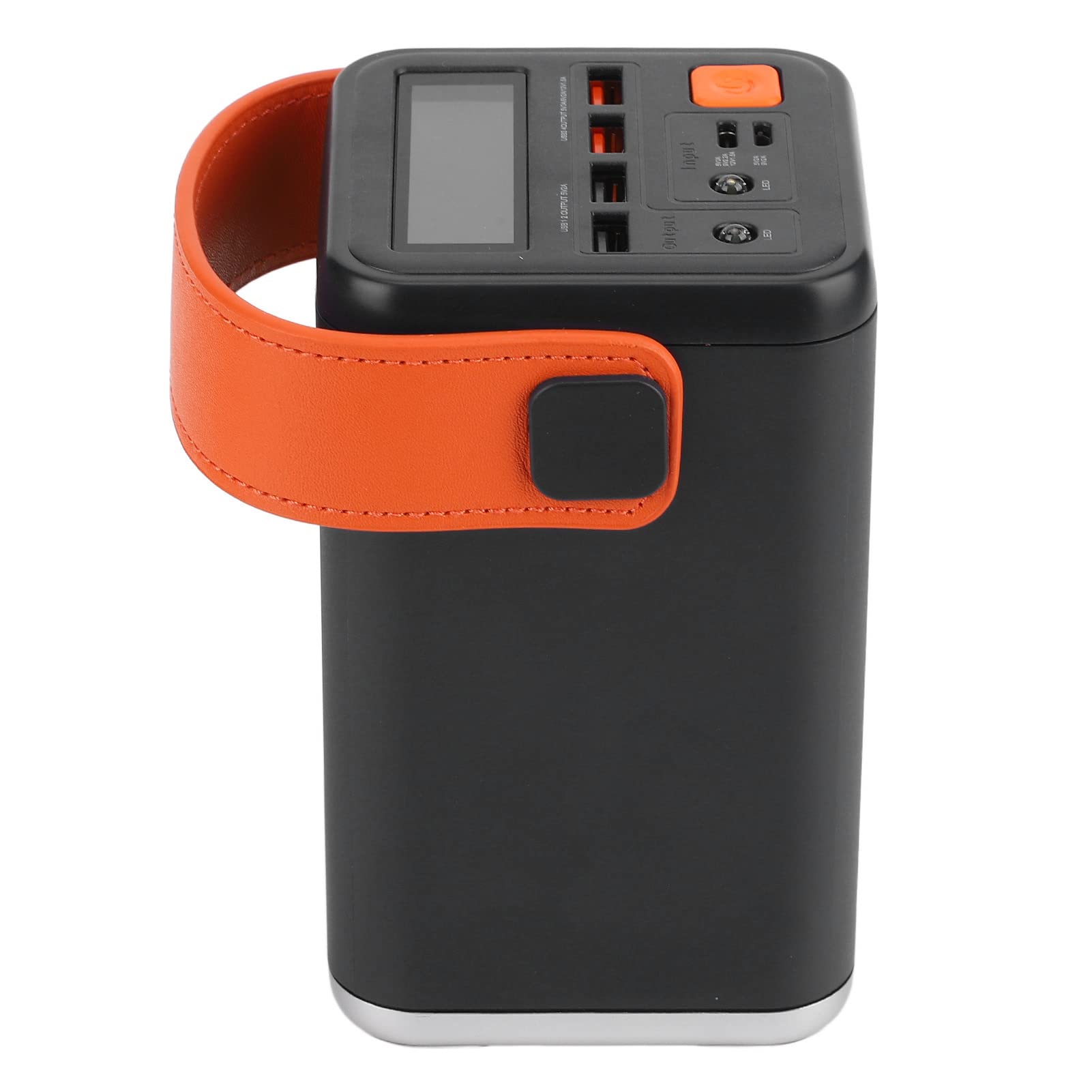 Centrale elettrica portatile, 60000 mAh Alimentatore per accumulo di energia di emergenza da campeggio da campo, Carica rapida di nuova generazione da 36 W, Supporto per ricarica e scarica grigio