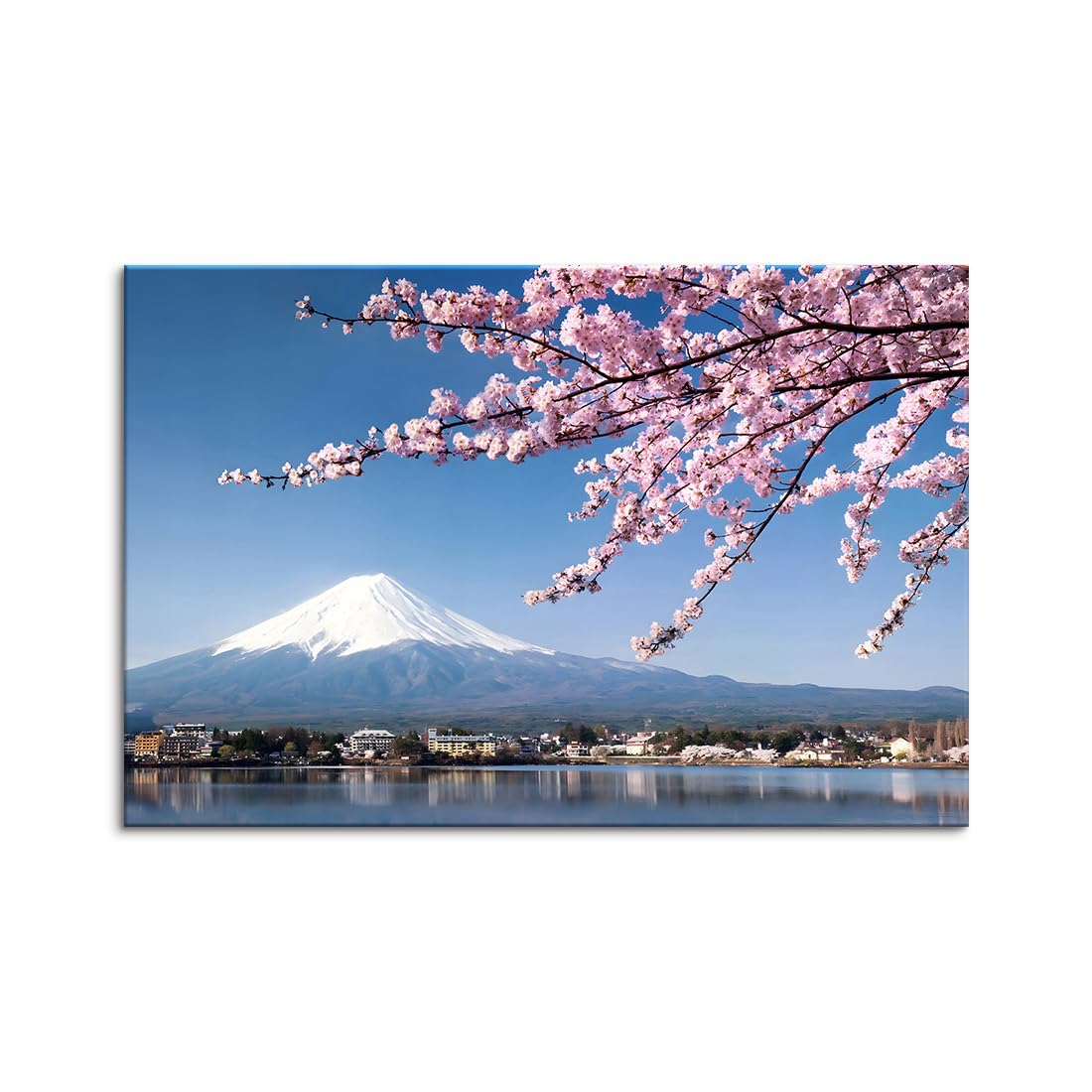 Amazon.co.jp: 富士山 桜 絵画 桜景色 富士山の風景 開運 ポスター