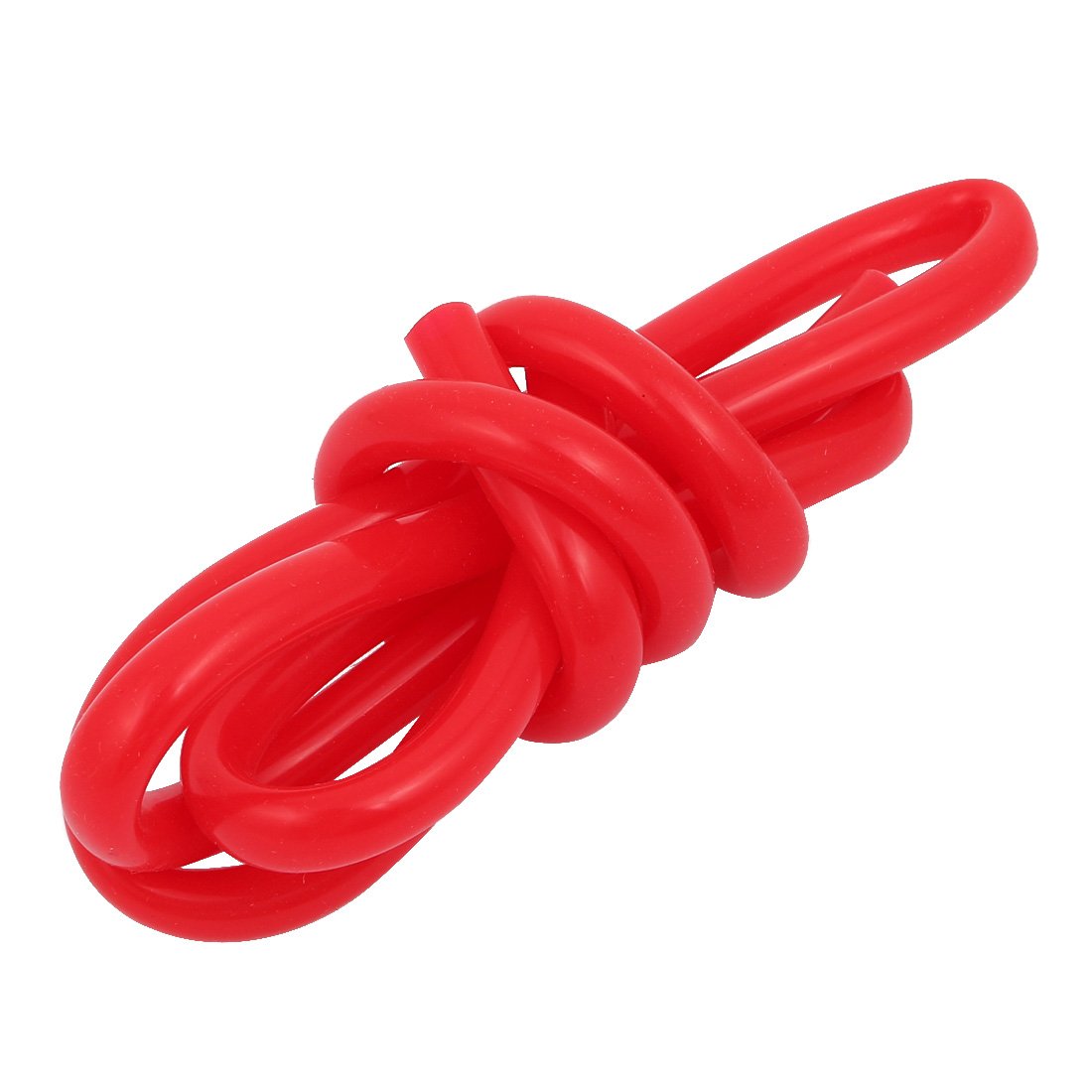 Aexit 4mm (Electrical equipment) x 8mm Dia High Temp Resistant Silicone Tube Hose Rubber Pipe Red (67ry344qf569) 1M Long