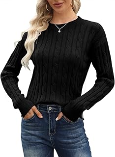 Sponsored You’re seeing this ad based on the product’s relevance to your search query.Learn more about this advertisement Runcati Women's Knitted Jumper Winter Crew Neck Classic Fit Plain Long Sleeve Warm Casual Loose Sweater