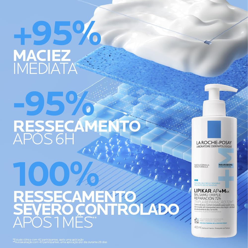 La Roche-Posay Lipikar Baume AP+M Nemlendirici Atopiye Eğilim Gösteren Ciltler İçin 400 ml