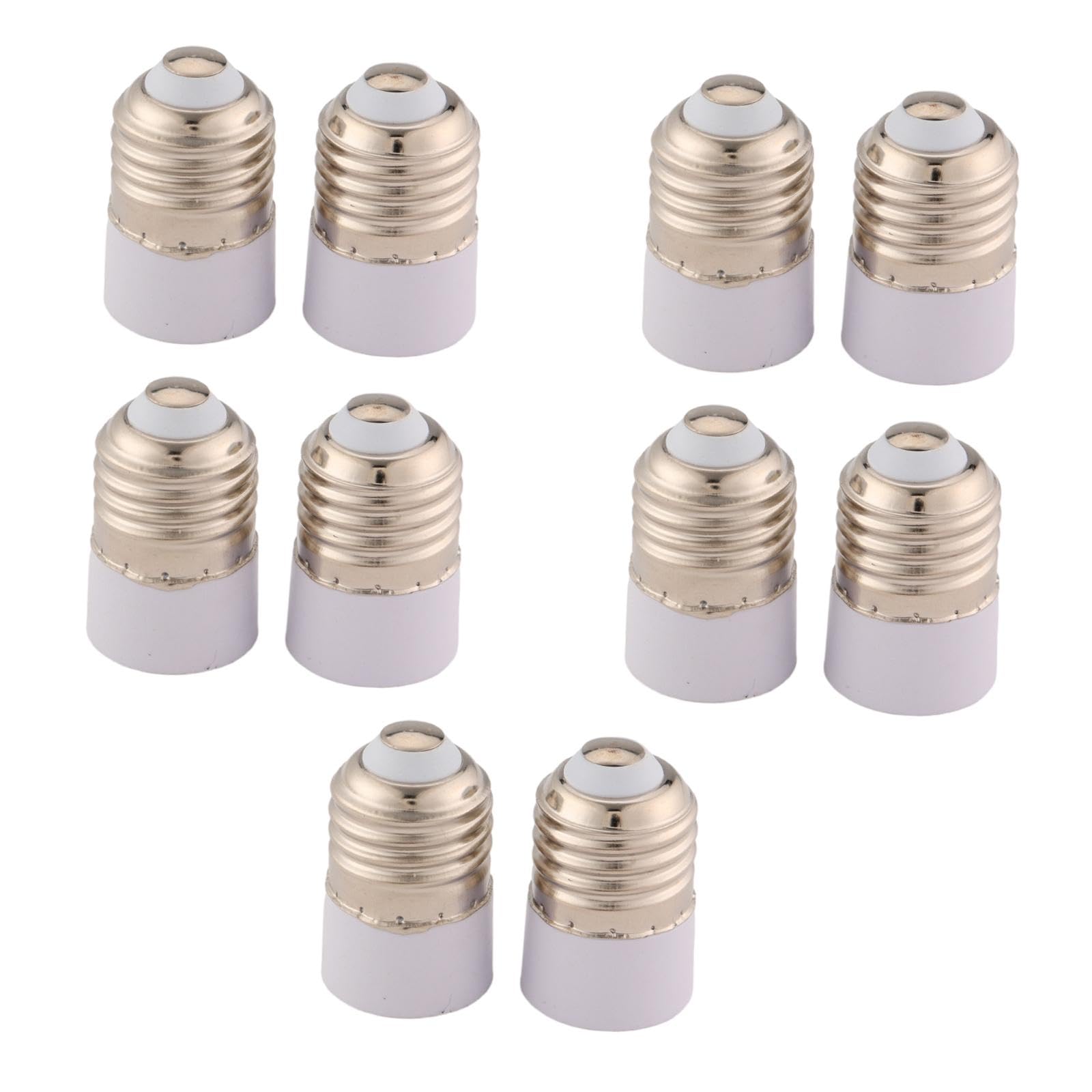 UJEAVETTE 10x E27 to E14 Socket Adapter Lighting Accessories Lamp Base-picture-10