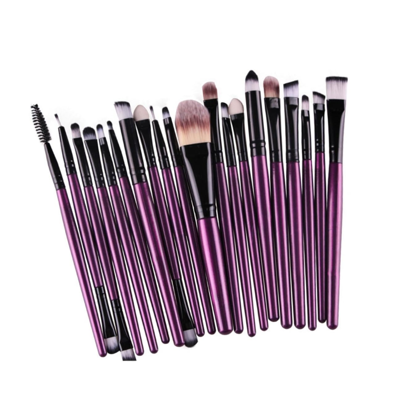 20Pc Professional Eye Makeup Brush Set for Eyeshadow Application