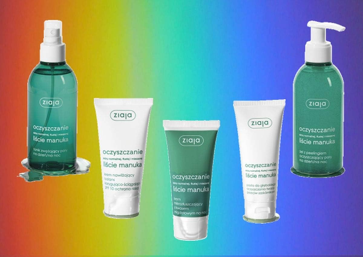 Ziaja Manuka Tree gezichtsverzorgingsset voor onzuivere huid met gratis wasgel