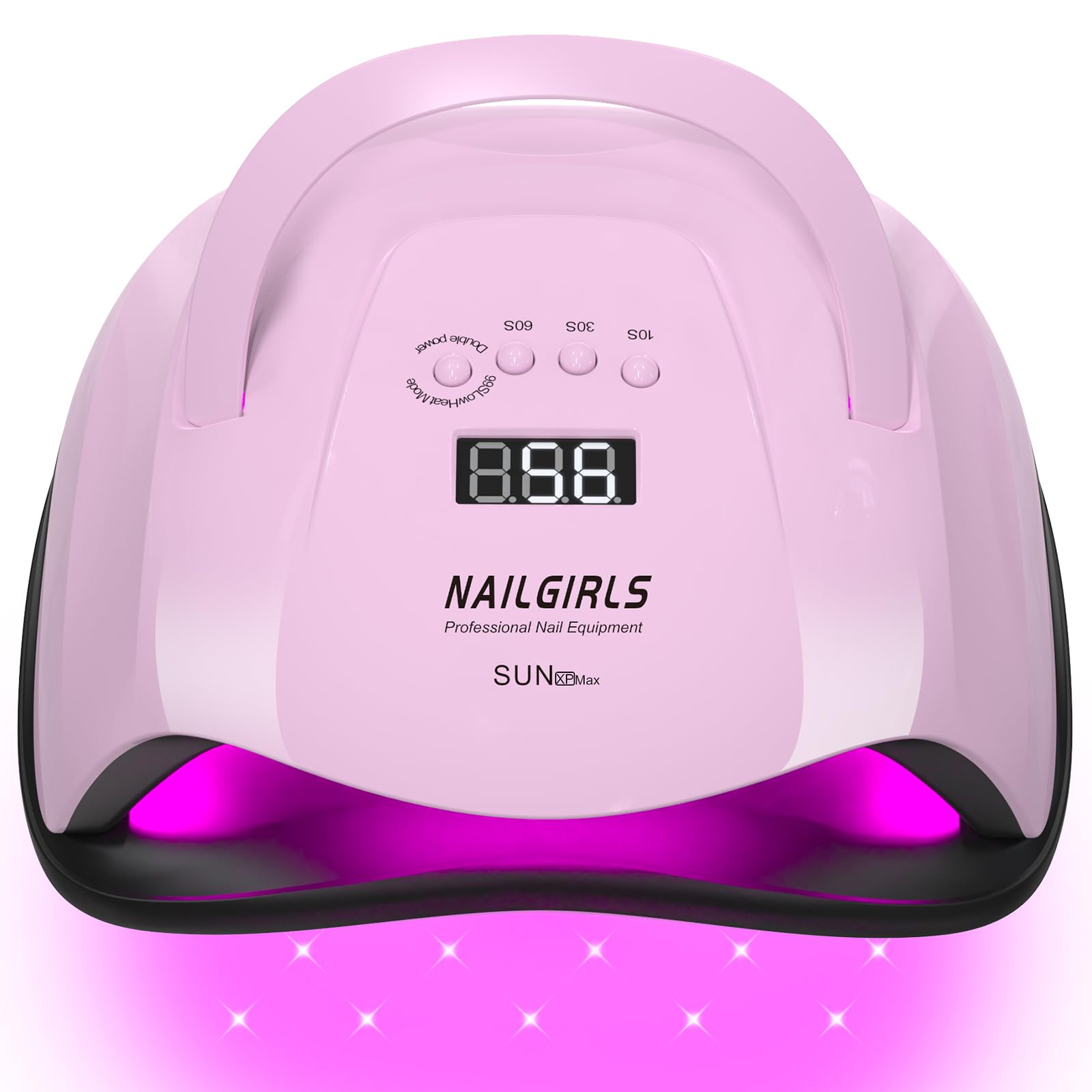 LED UV Nail Lamp, NAILGIRLS 268W Fast UV Light for Gel Nail Polish, Professional Curing Lamp with 4 Timer Setting Auto Sensor, Nail Dryer for Fingernail and Toenail Home Salon Use, Nail Art Tools