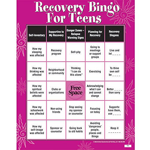 Recovery Bingo ados pour libérer la parole et surmonter les blocages