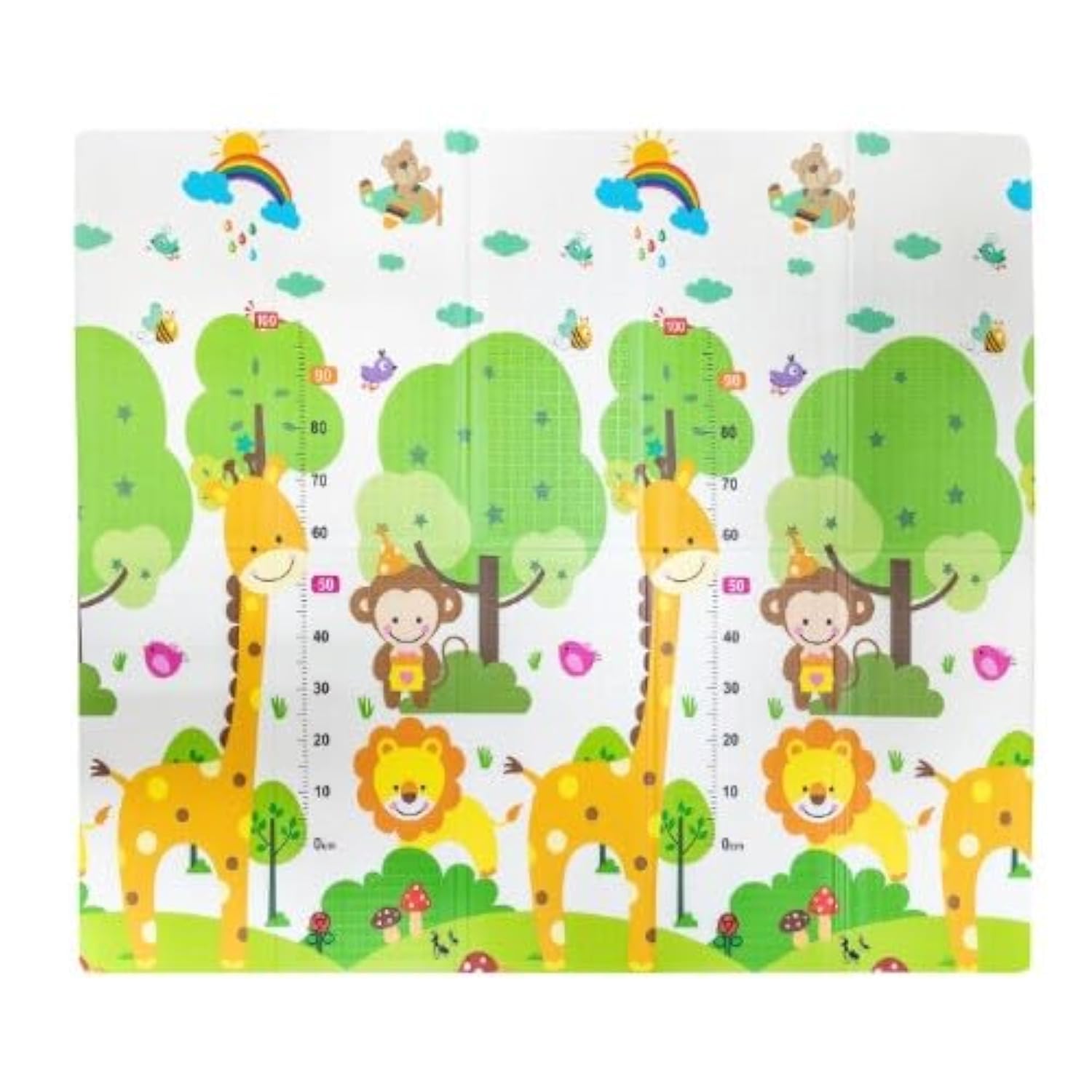 ECVV Foam Play Mat For Crawling Kids Babies Playmat For Activity Gym Foldable Baby Play Mat For Baby Child