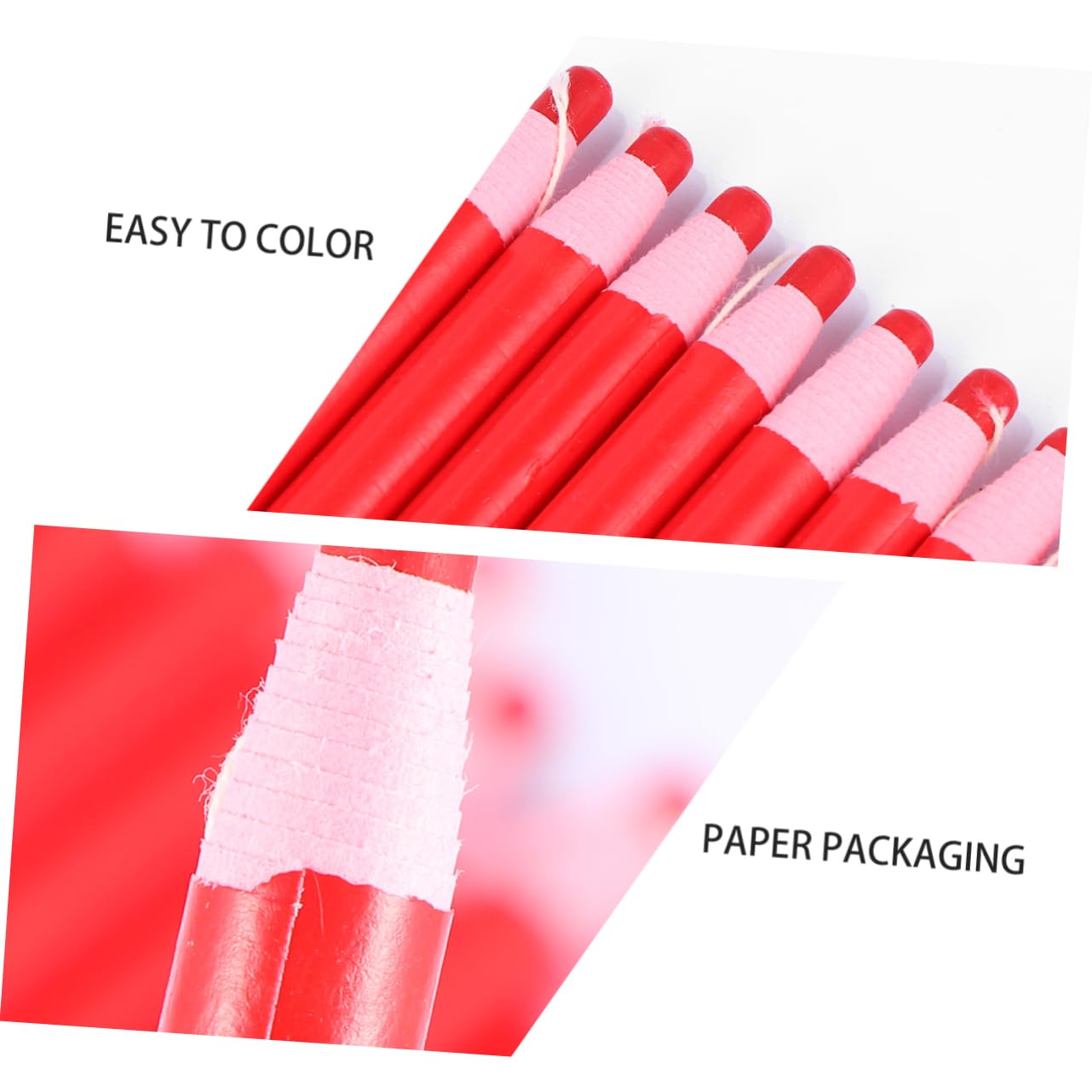 Marcador Desmontable Rojo Para Costura y Manualidades Bolígrafo Multifuncional Para Papel y Superficies Variadas Para Trabajos Artísticos