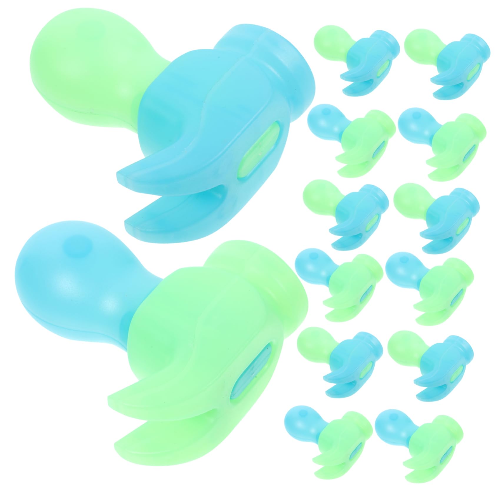BESPORTBLE 3D Gravity Luminous Radish Hammer and Girls Massage Stick 20pcs Toys Safe Fun for Children's Play