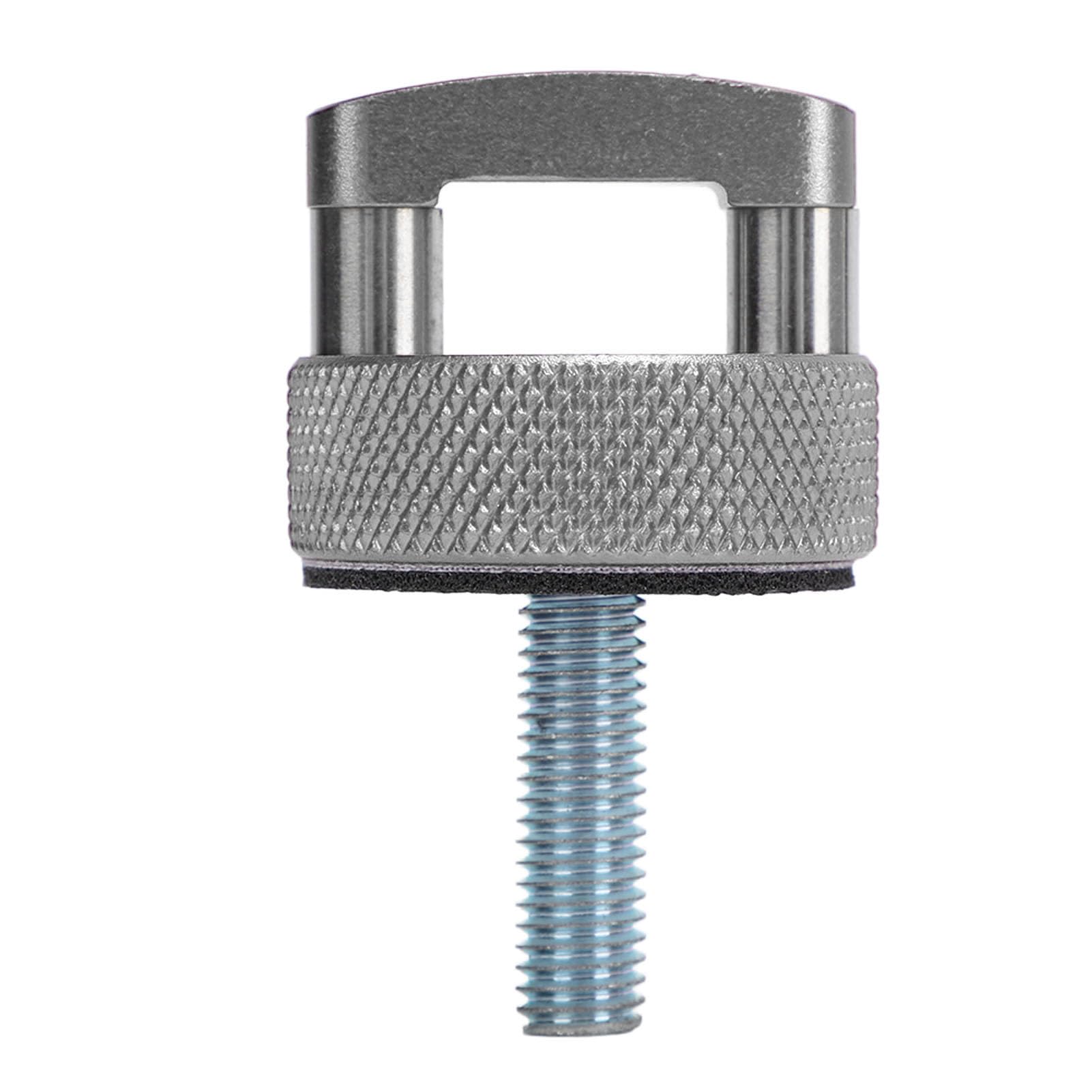 Fabater Hardtop-Schnellverschluss-Rändelschraube, M8 1,25 Gewinde, Stahl-Billet-Aluminium, Integrierter D-Ring, Schnellspannschrauben für Bronco 2dr 4dr ab 2021 (Silver)