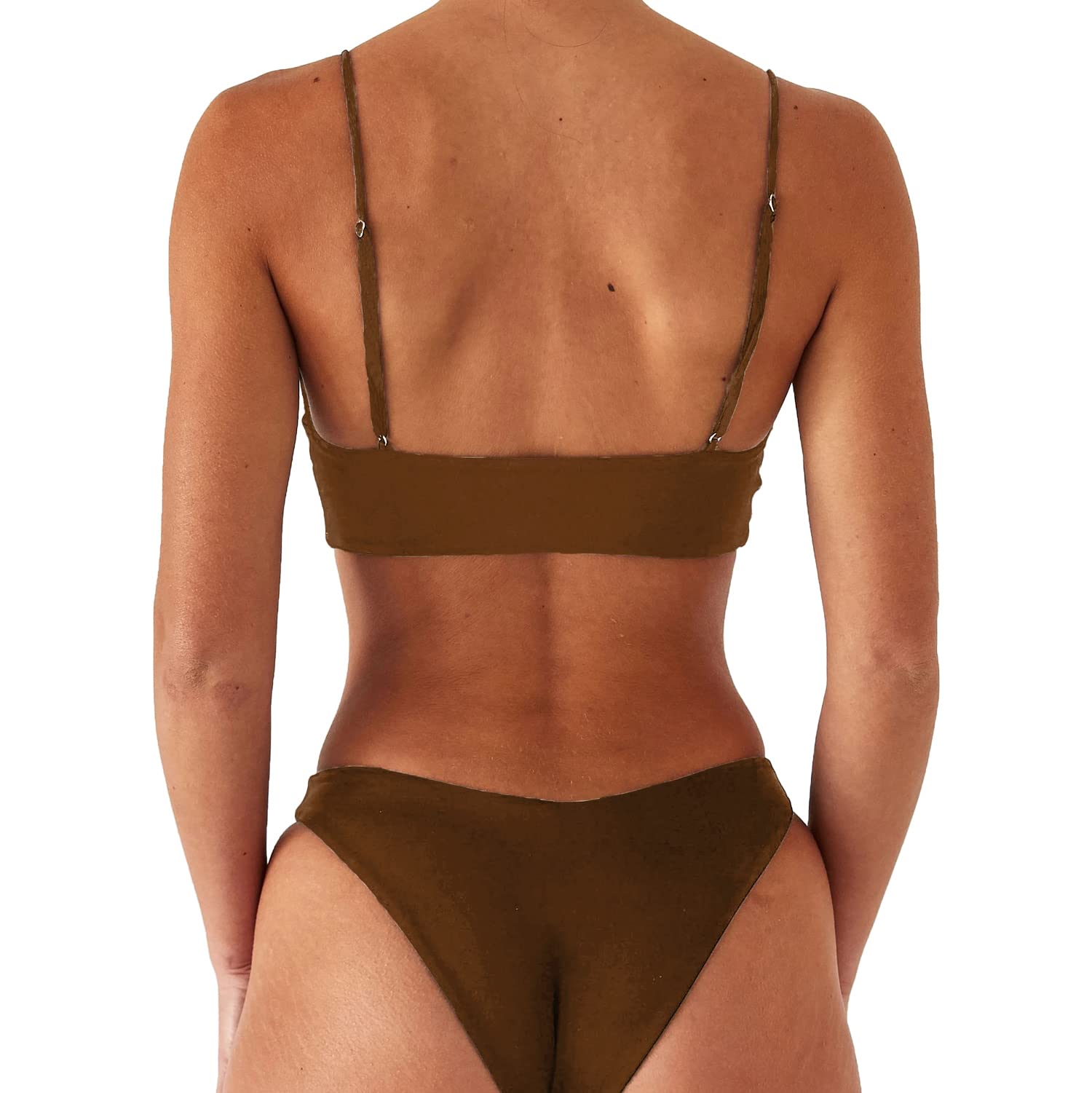 Rajputana Womens Bikini Black Push Up Brazilian Two Piece Swimsuit